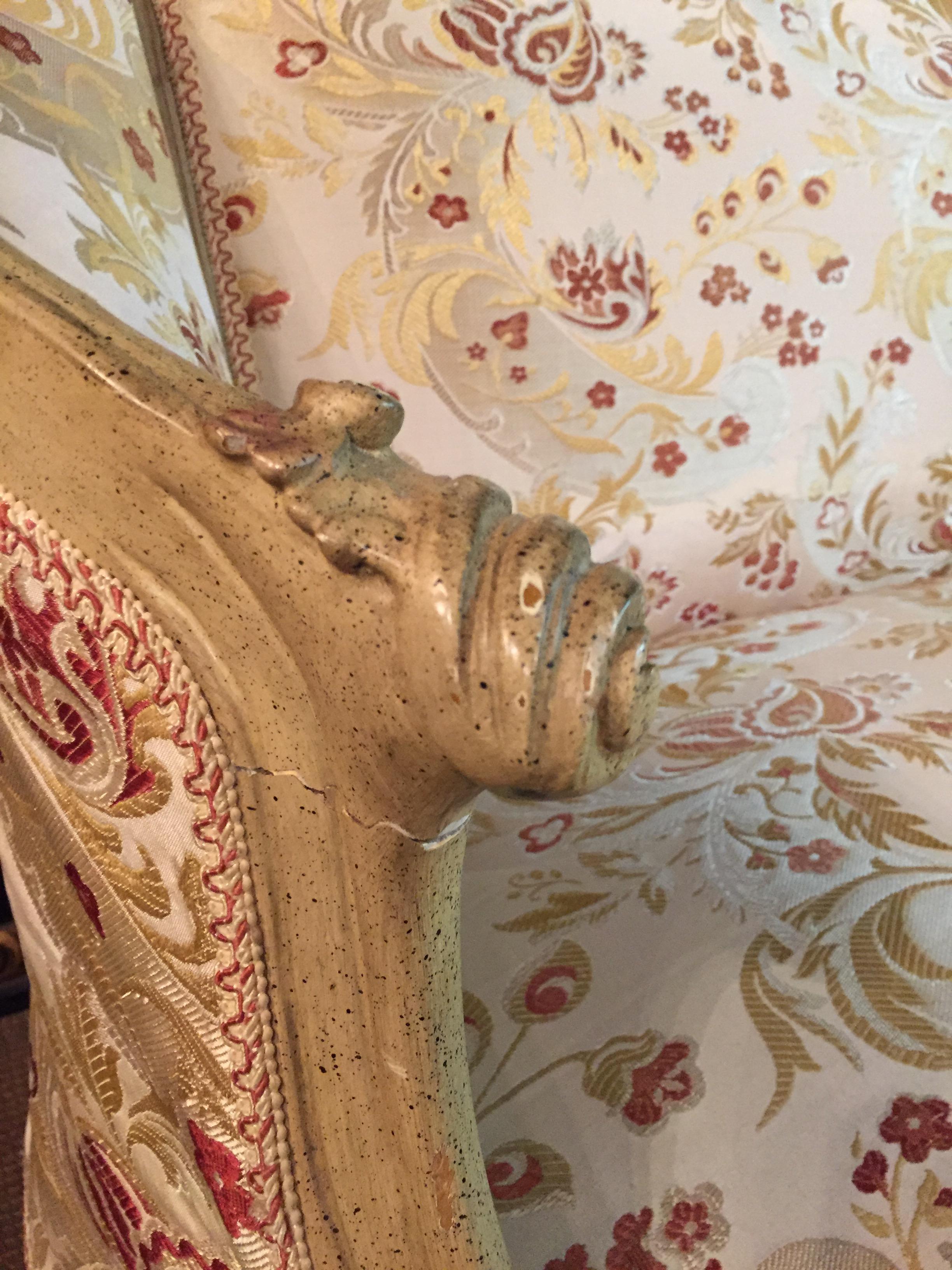 Französisches Sofa des 20. Jahrhunderts im Louis- Quinze-Stil (Buchenholz) im Angebot