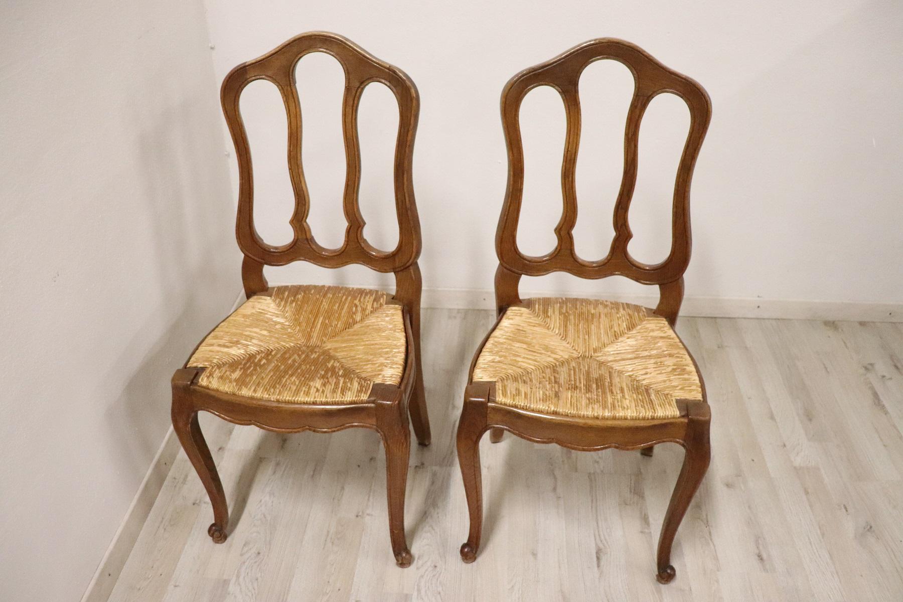 chairs with straw seats