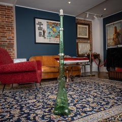 20th Century French Solid Silver & Blown Glass Riffle Decanter, c.1920