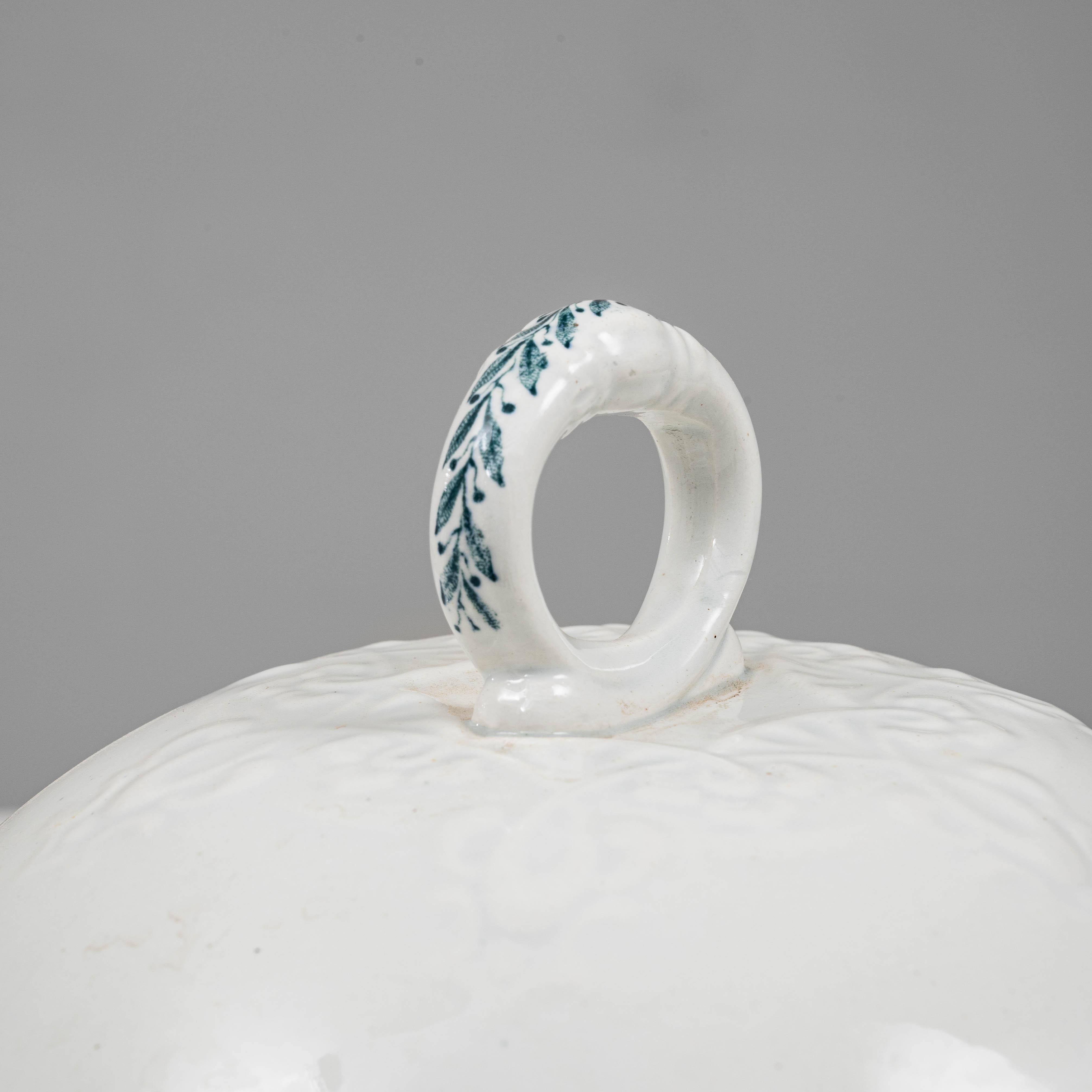 20th Century French Special Edition Porcelain Tureen With Lid For Sale 7