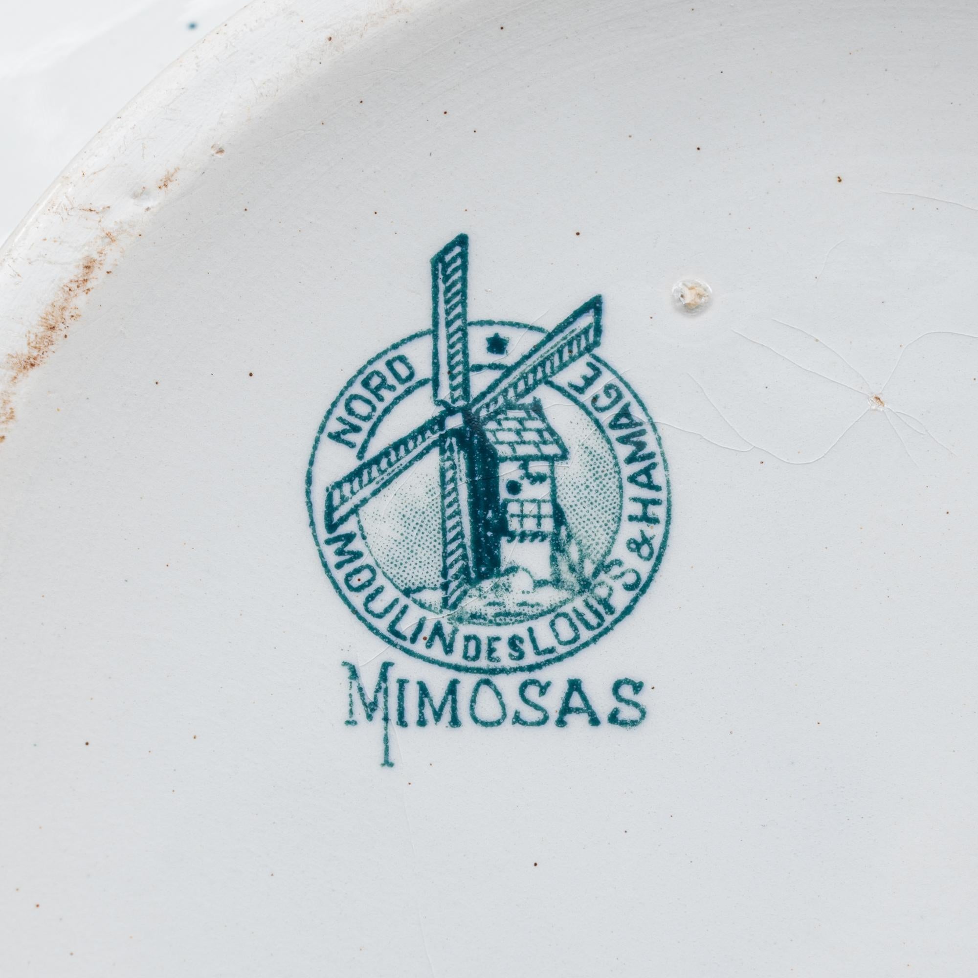 Soupière en porcelaine avec couvercle, édition spéciale française du 20e siècle en vente 7