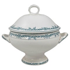 20th Century French Special Edition Porcelain Tureen With Lid