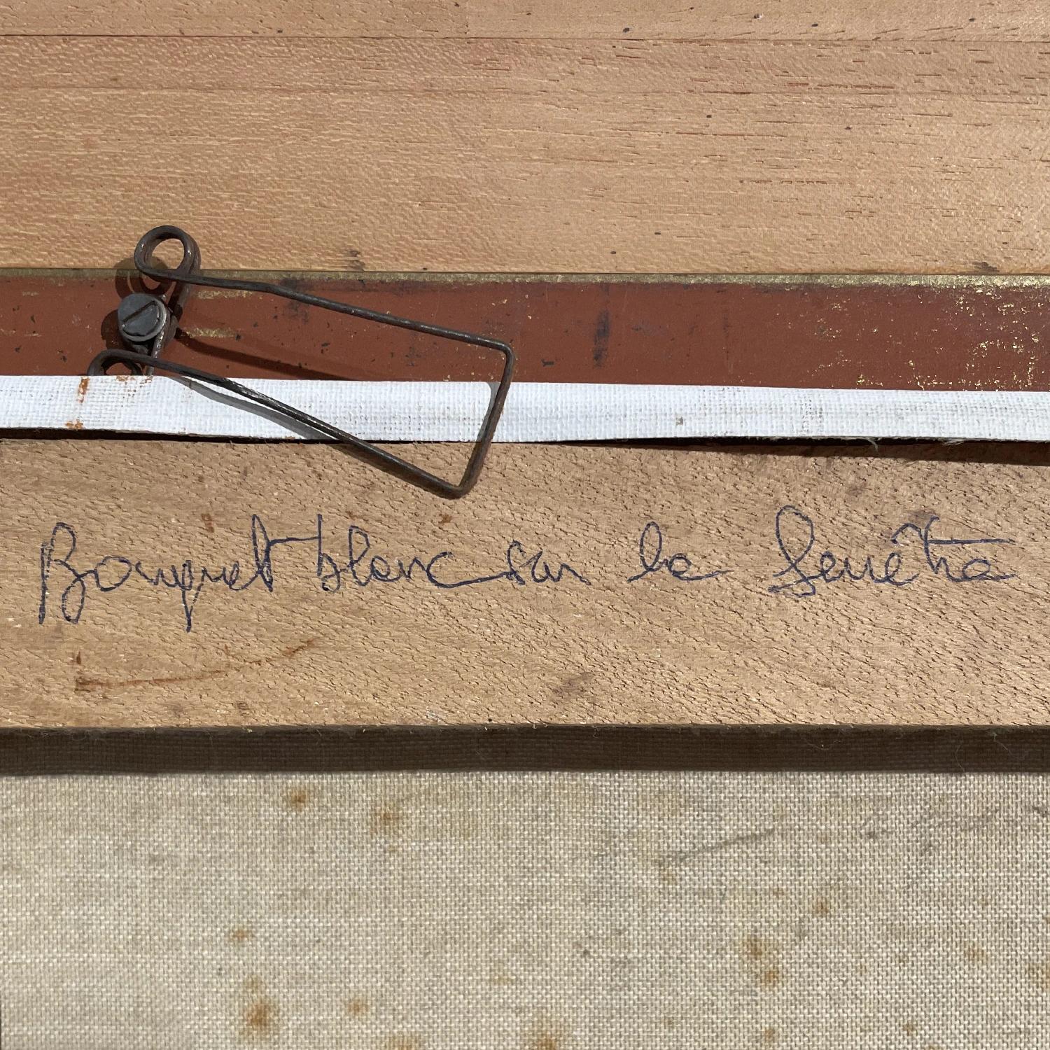 Toile Nature morte française du 20e siècle Huile sur toile de Michel De Saint-Alban en vente