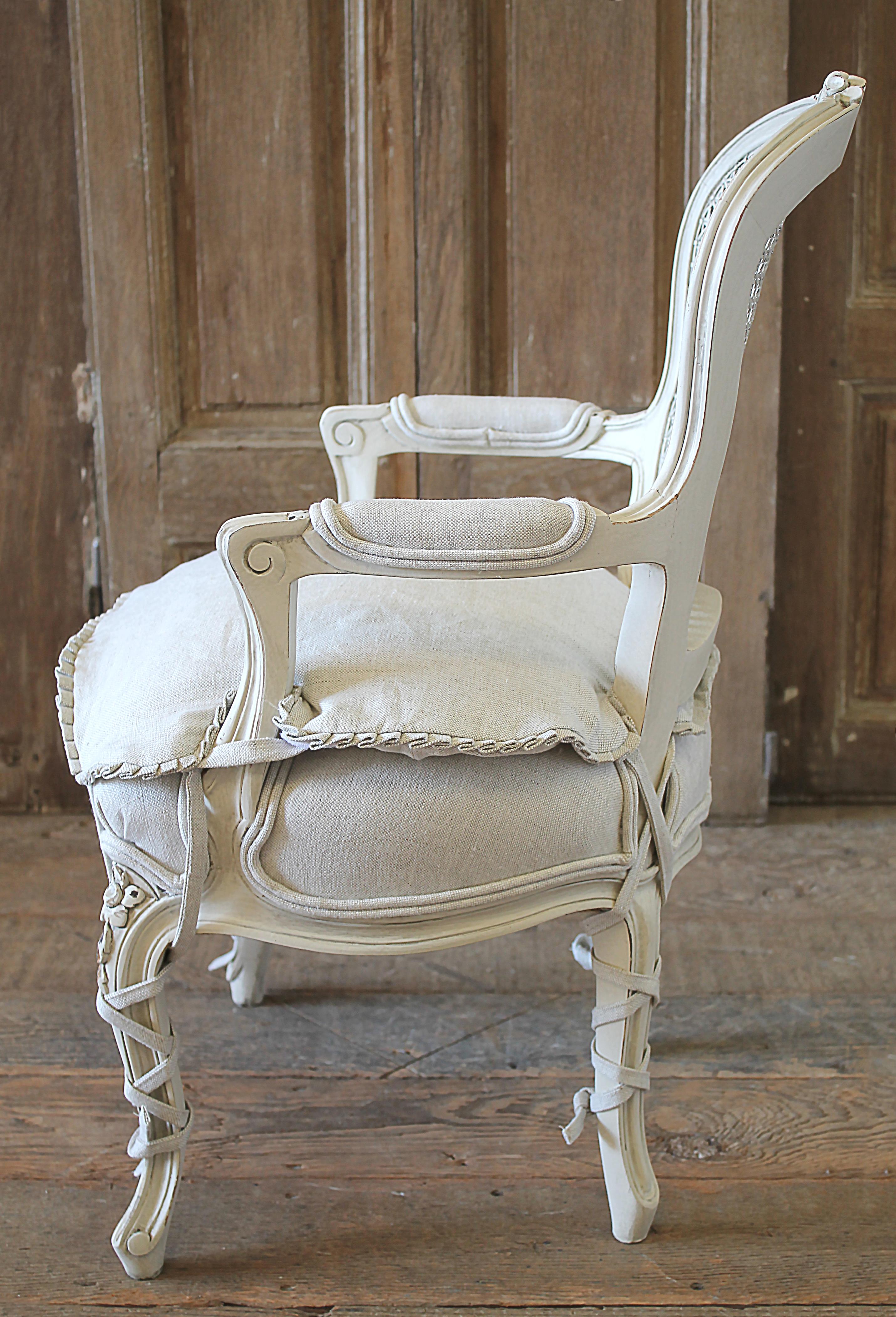 20th Century French Style Louis XV Cane Back Childs Chair 6