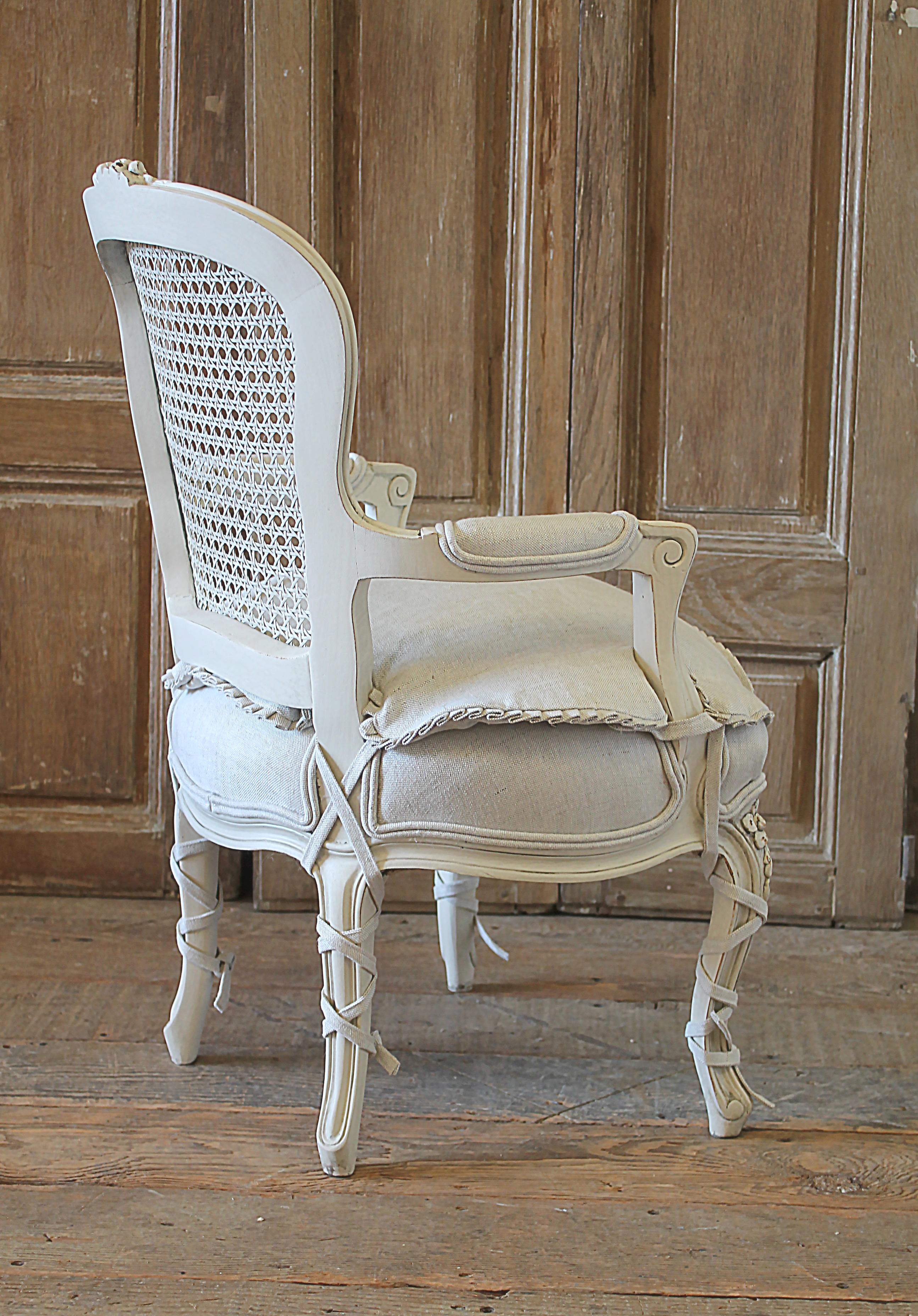 20th Century French Style Louis XV Cane Back Childs Chair 7