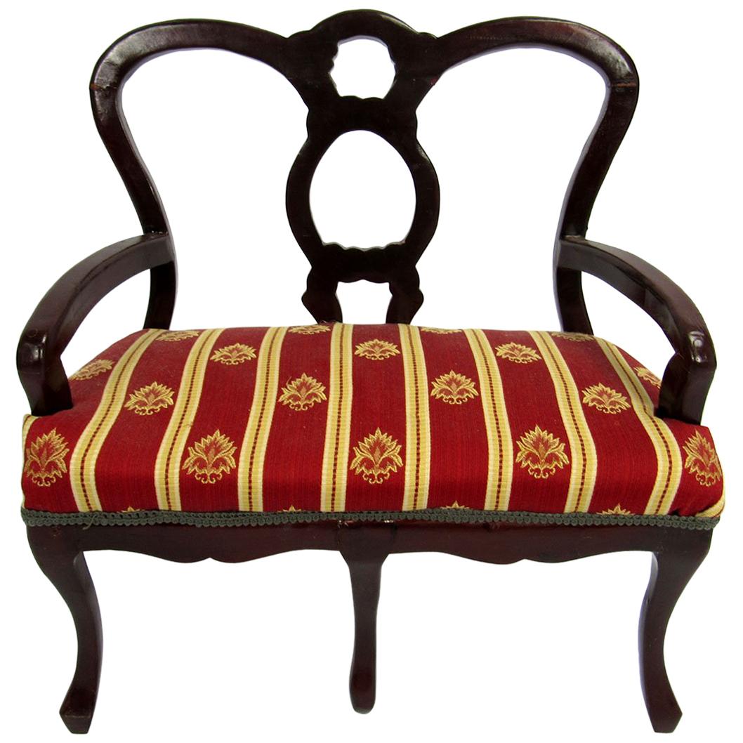 20th Century French Style Miniature Settee For Sale