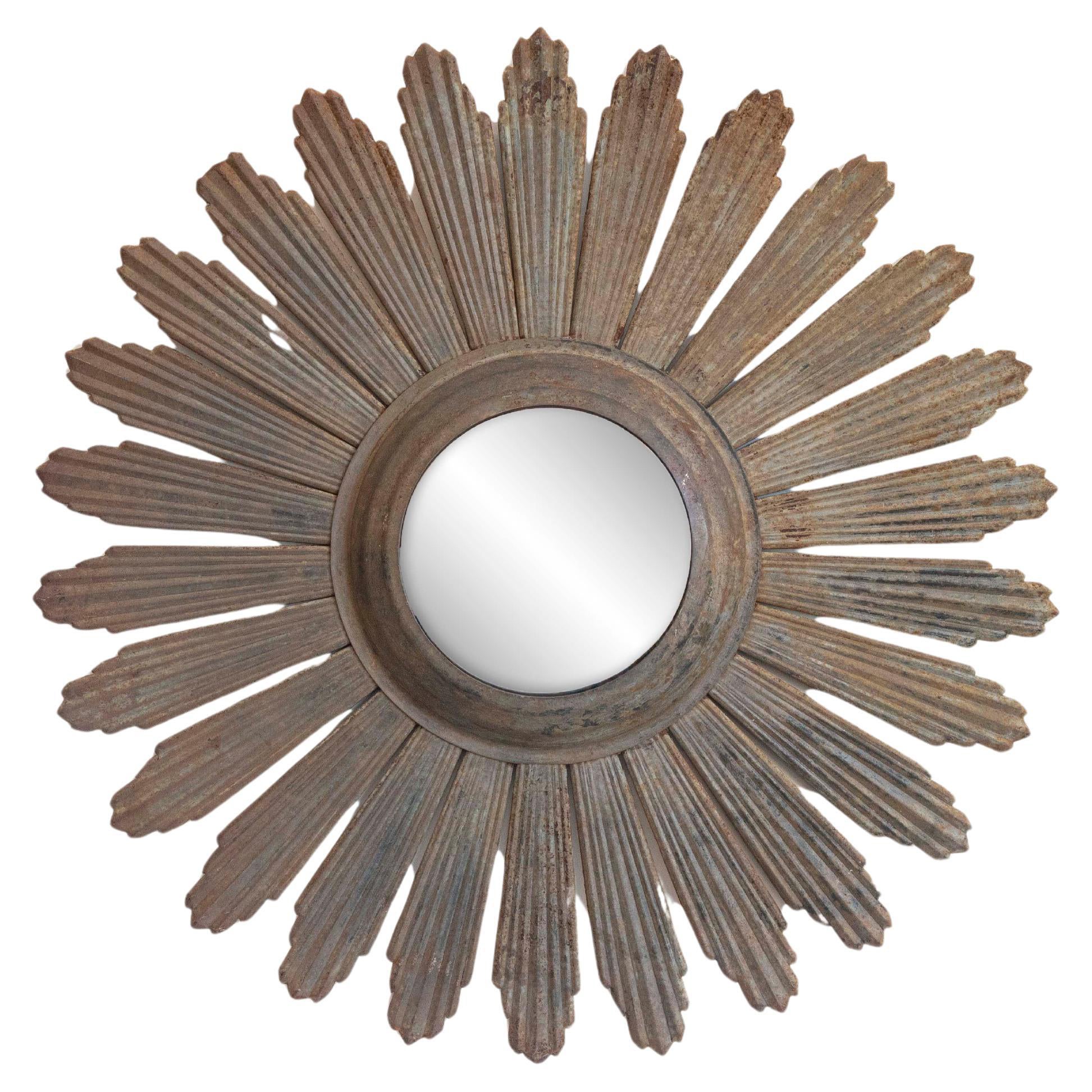 Miroir ensoleillé français du 20e siècle Circa 1900