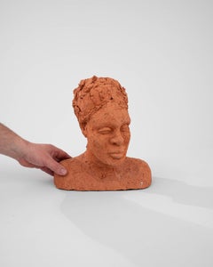 20th Century French Terracotta Bust