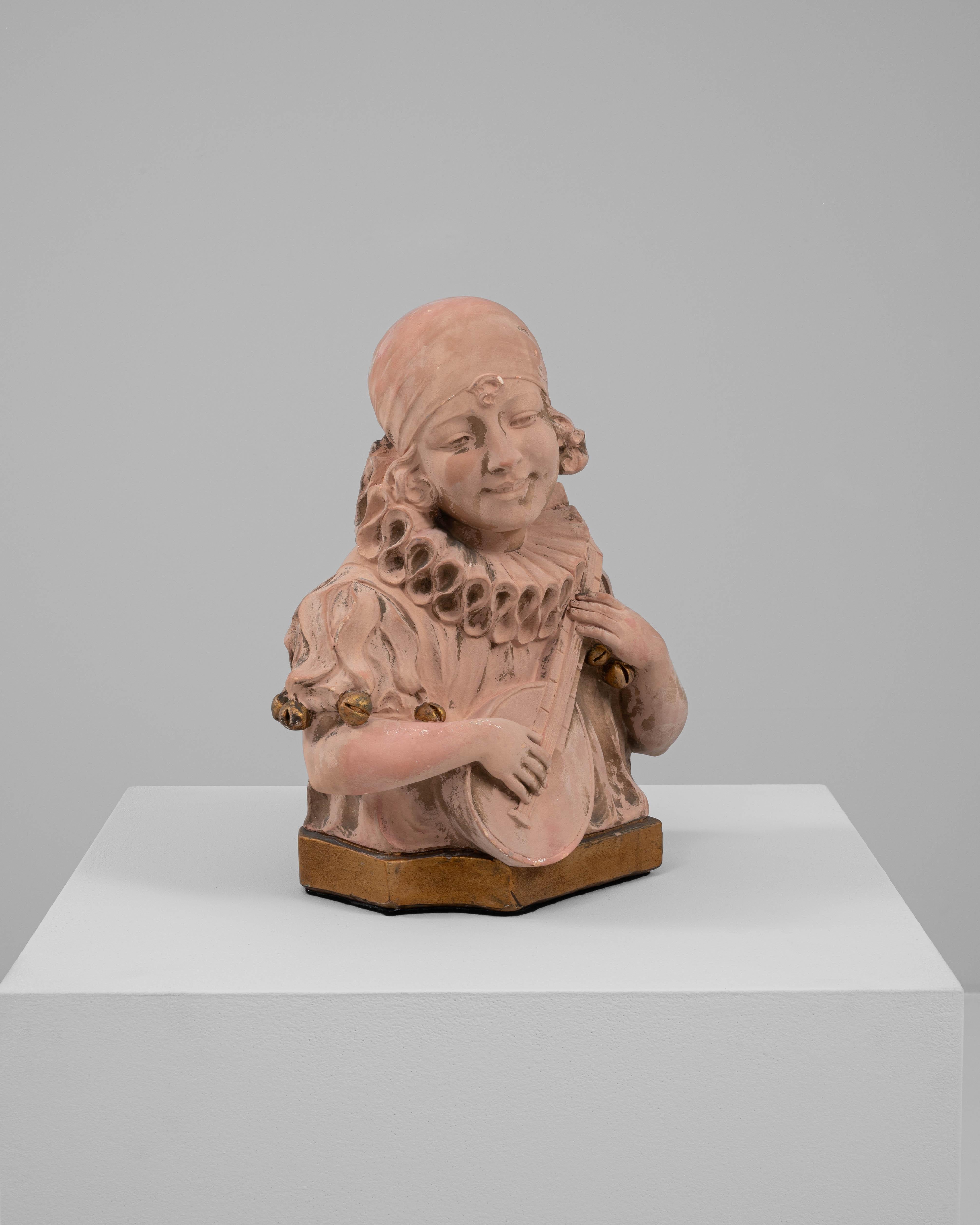 Busto in terracotta francese del XX secolo In condizioni buone in vendita a High Point, NC