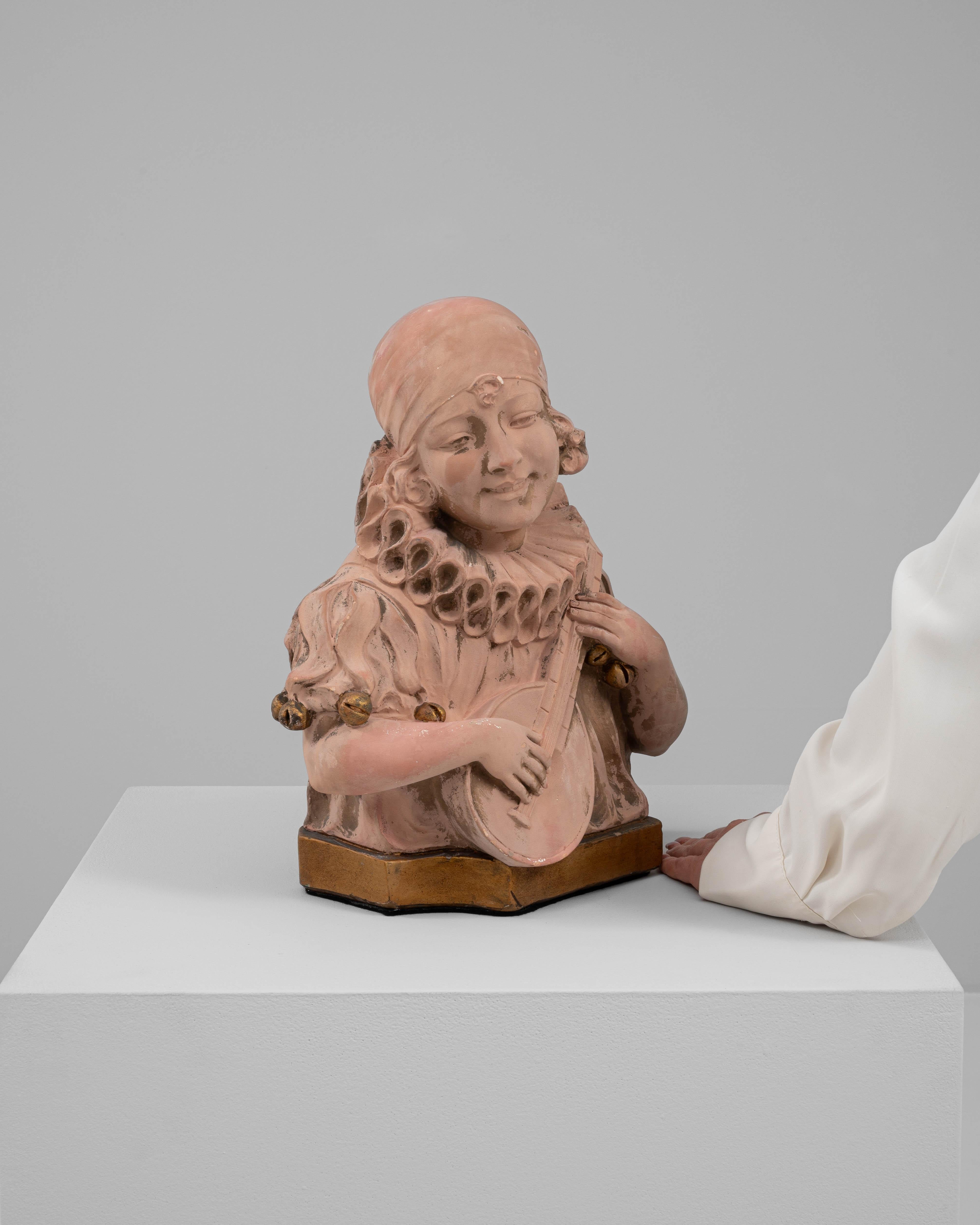 Terracotta Busto in terracotta francese del XX secolo in vendita
