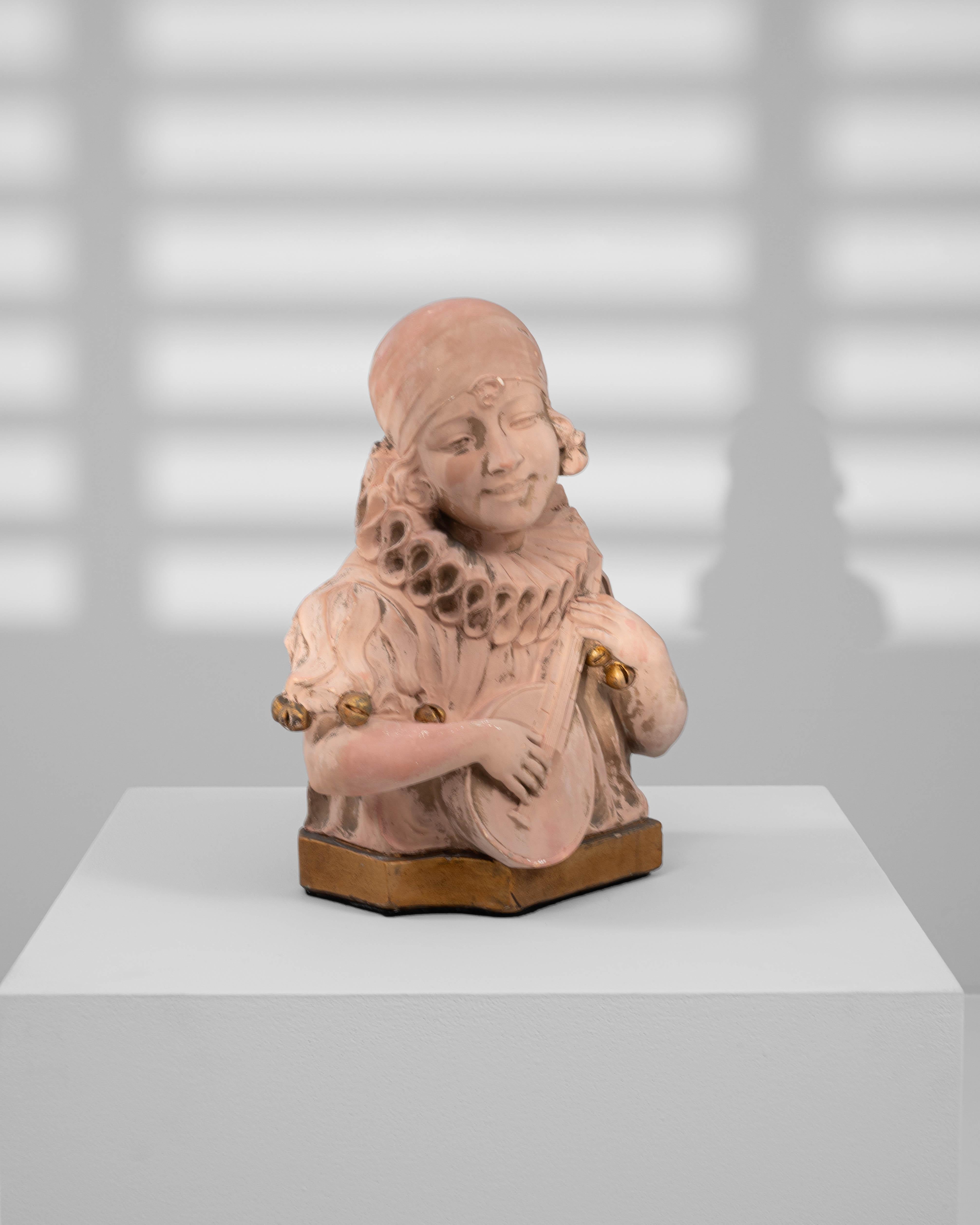 Busto in terracotta francese del XX secolo in vendita 1