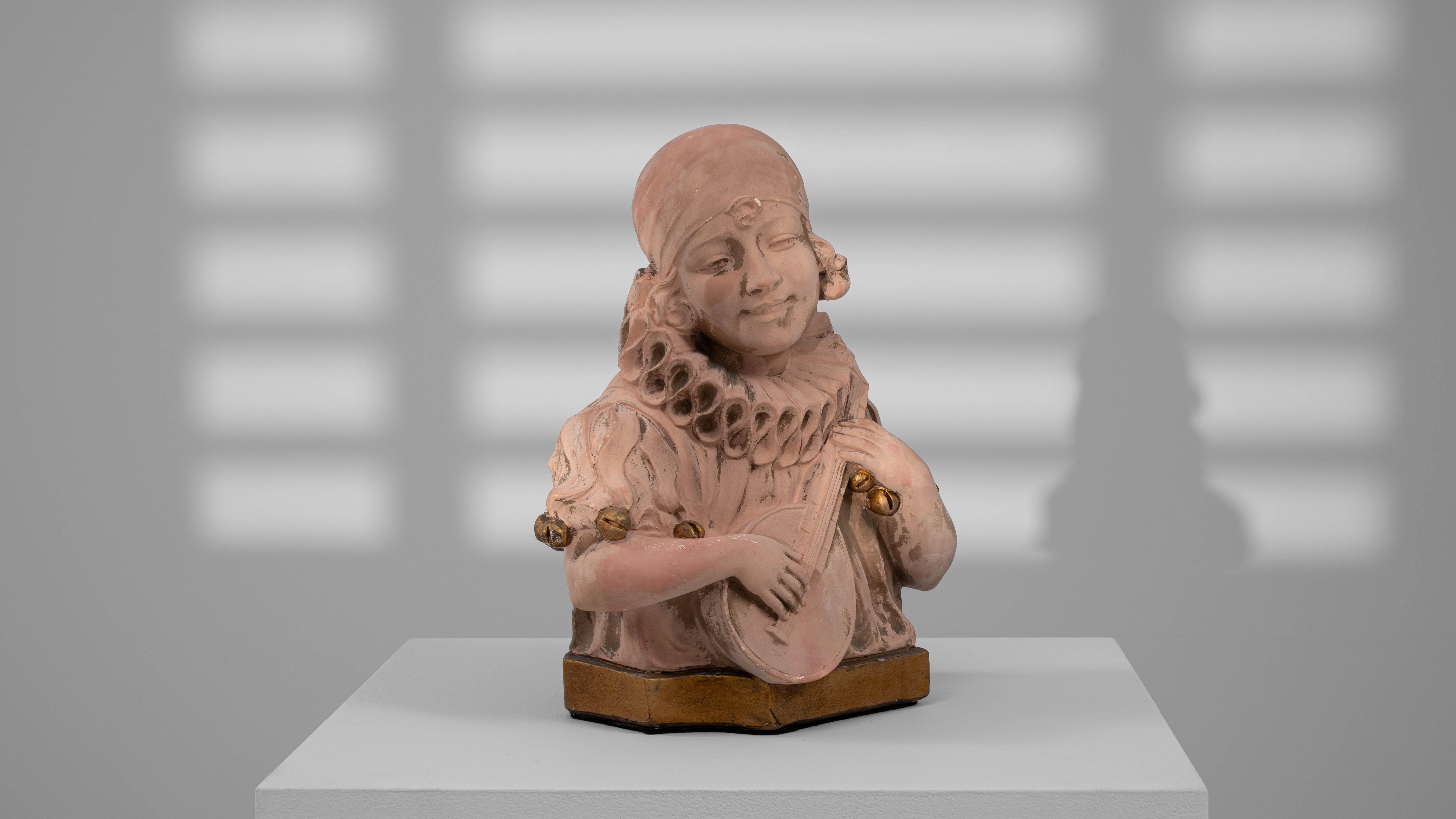 Busto in terracotta francese del XX secolo in vendita 2