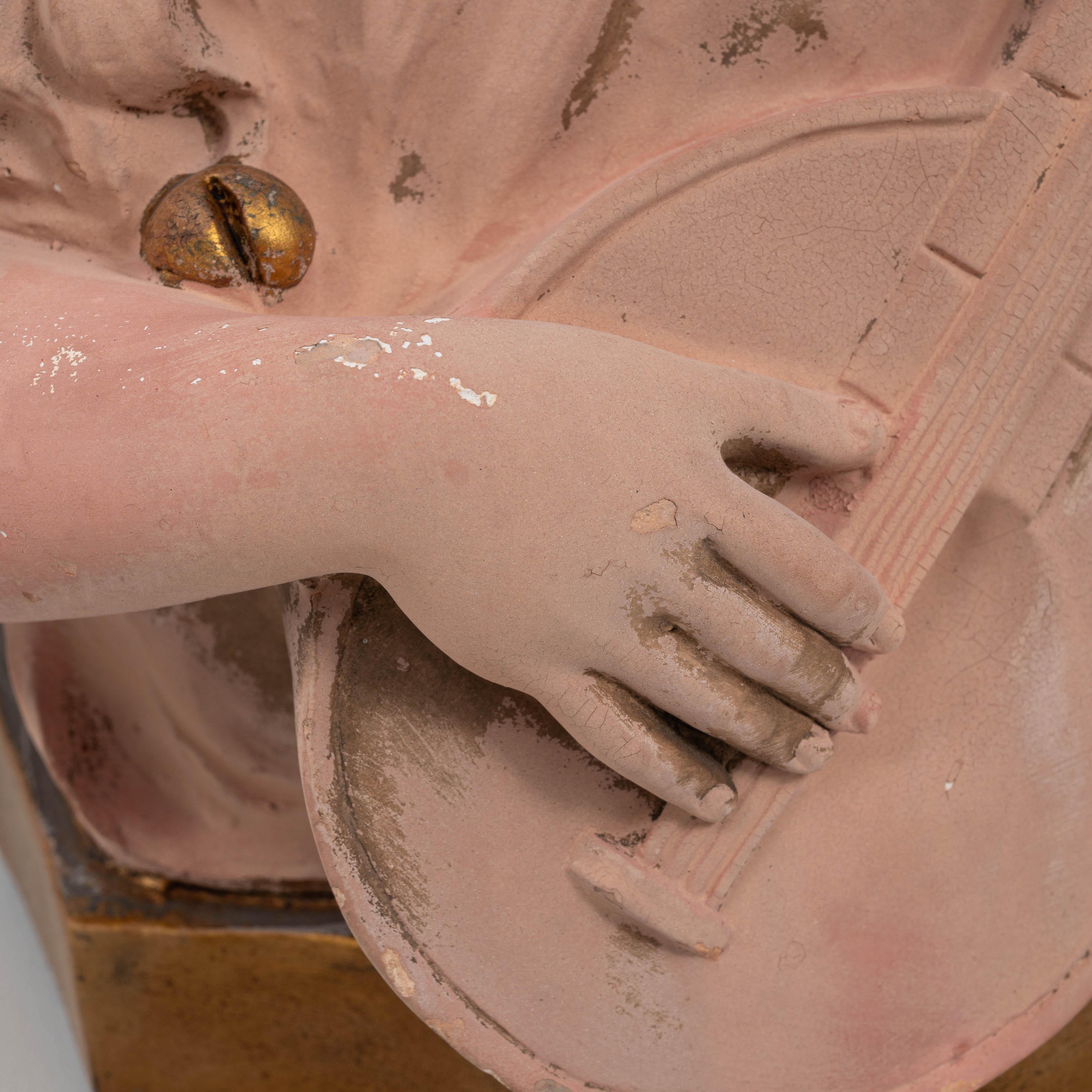 Busto in terracotta francese del XX secolo in vendita 4