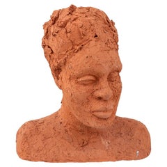 20th Century French Terracotta Bust