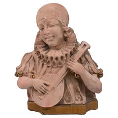 20th Century French Terracotta Bust