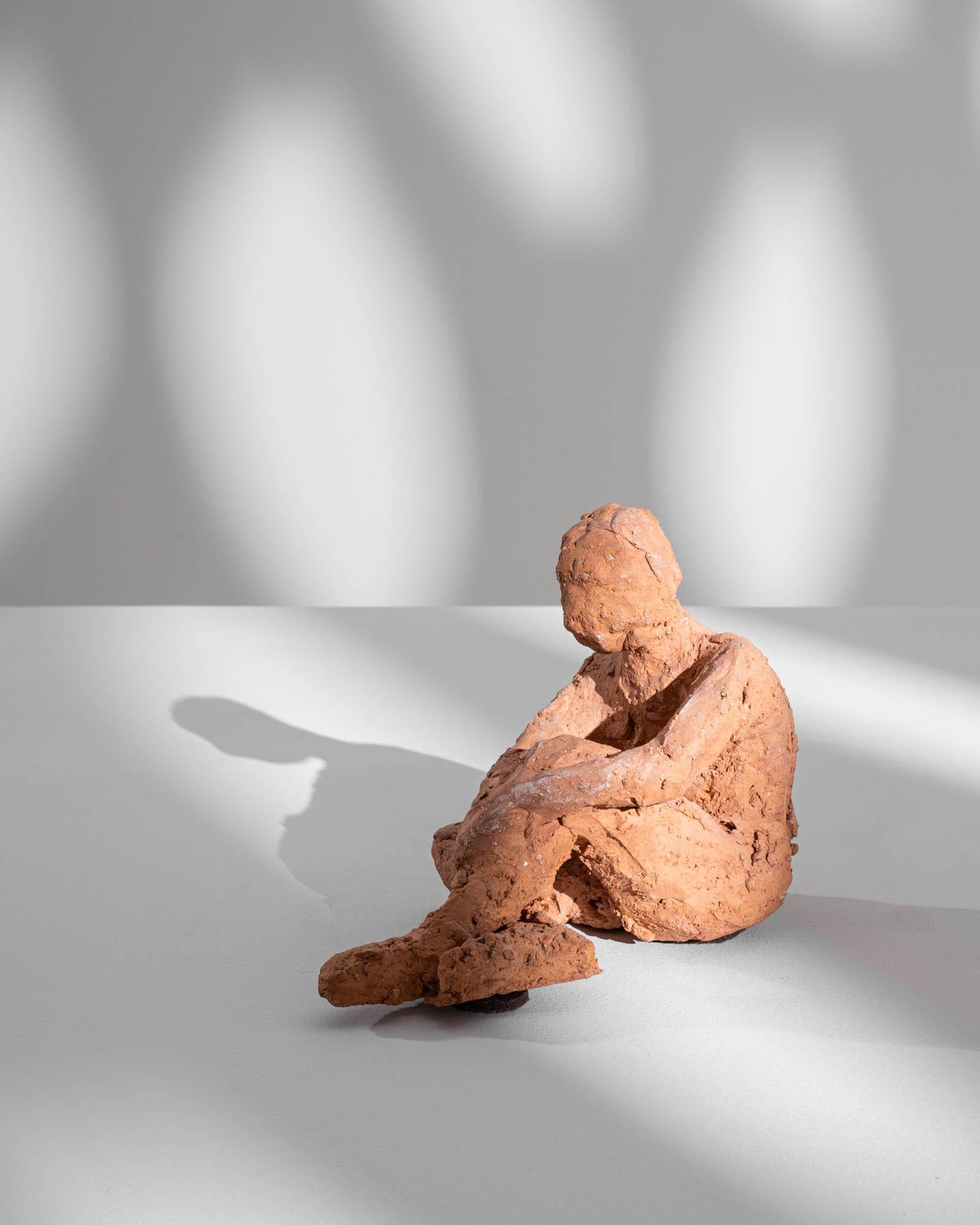 Terre cuite Sculpture en terre cuite française du 20e siècle en vente