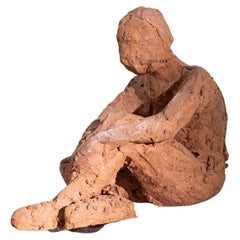 Scultura in terracotta francese del XX secolo