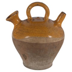 20th  century French Terracotta Vinaigrier, or Vinegar Pot