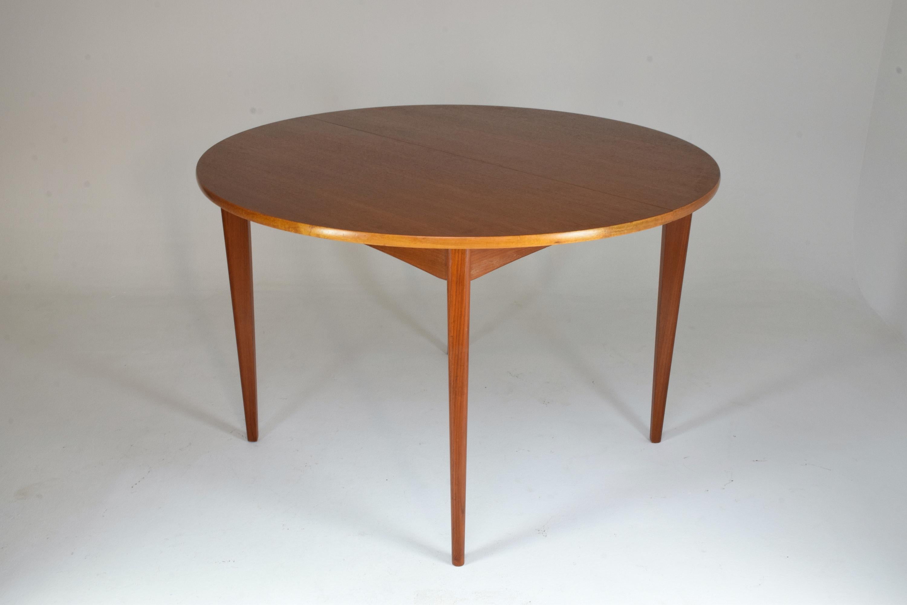 20th Century French Vintage Adjustable Dining Table, 1960s 3