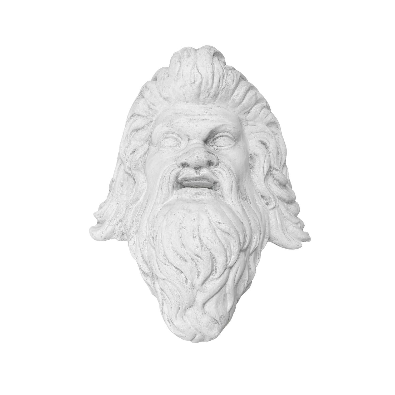 Francese Modello architettonico d'epoca francese del 20° secolo in gesso del dio greco Zeus in vendita