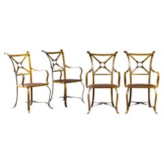 Wrought Iron Armchairs