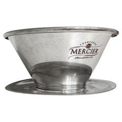 20th Century French Vintage Art Deco Silver Plated Champagne Bucket by Mercier