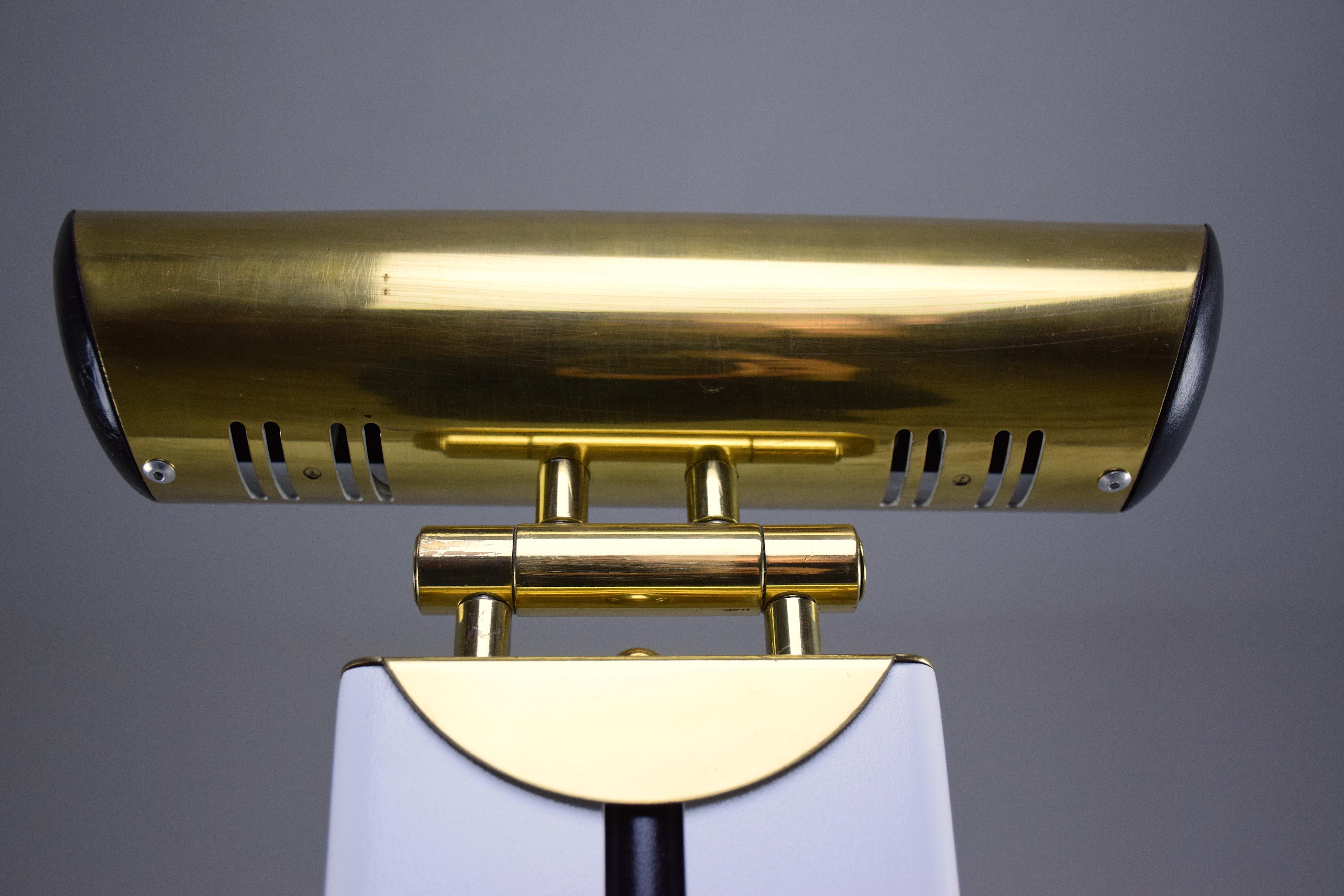 20th Century French Vintage Brass Floor Lamp, 1970s 7
