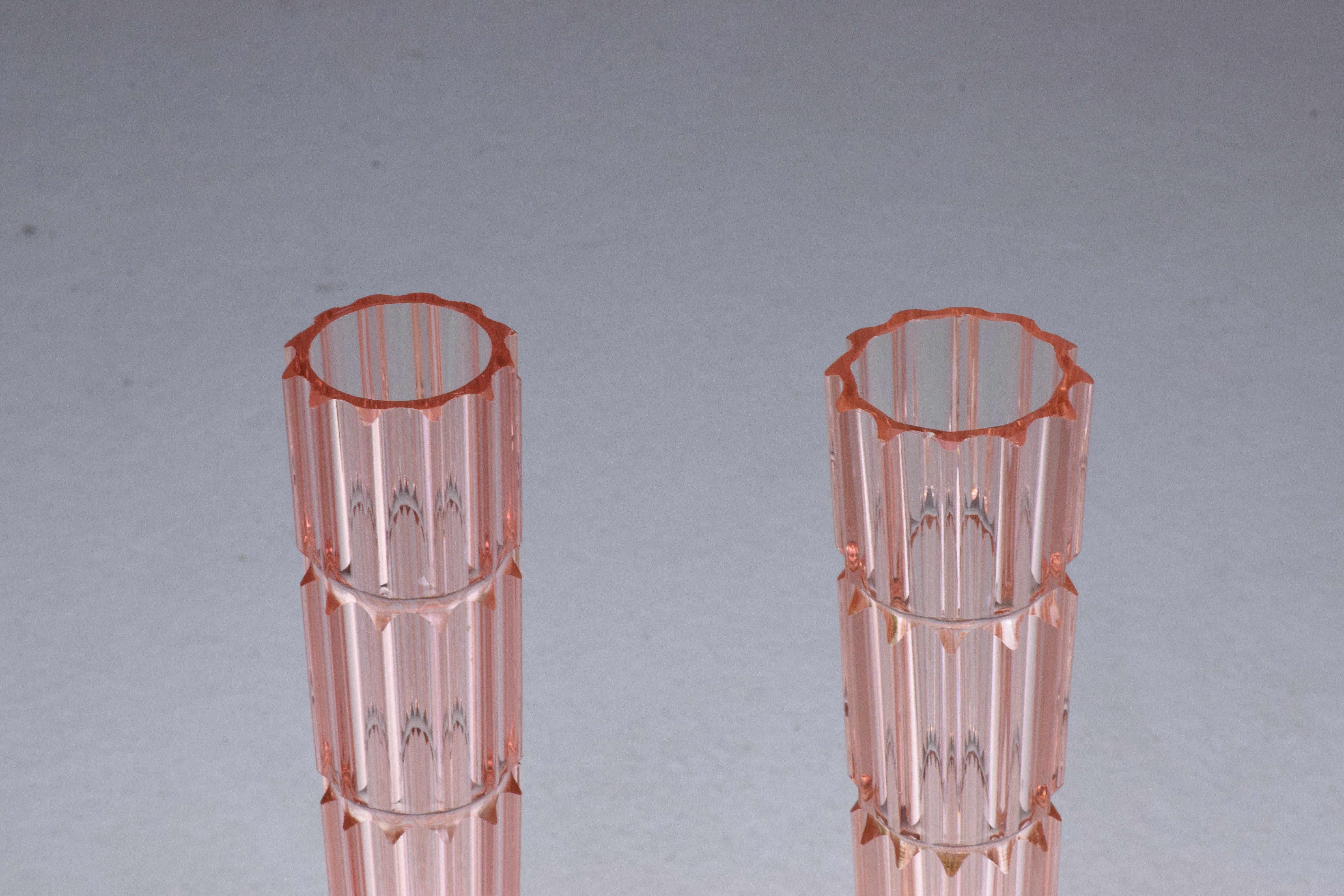 20th Century French Vintage Crystal Vases, 1960s 6