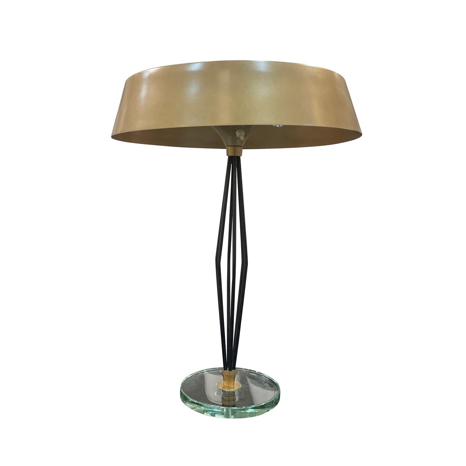 Mid-Century Modern 20th Century French Vintage Murano Glass Table Lamp by Max Ingrand & Fontana Art For Sale