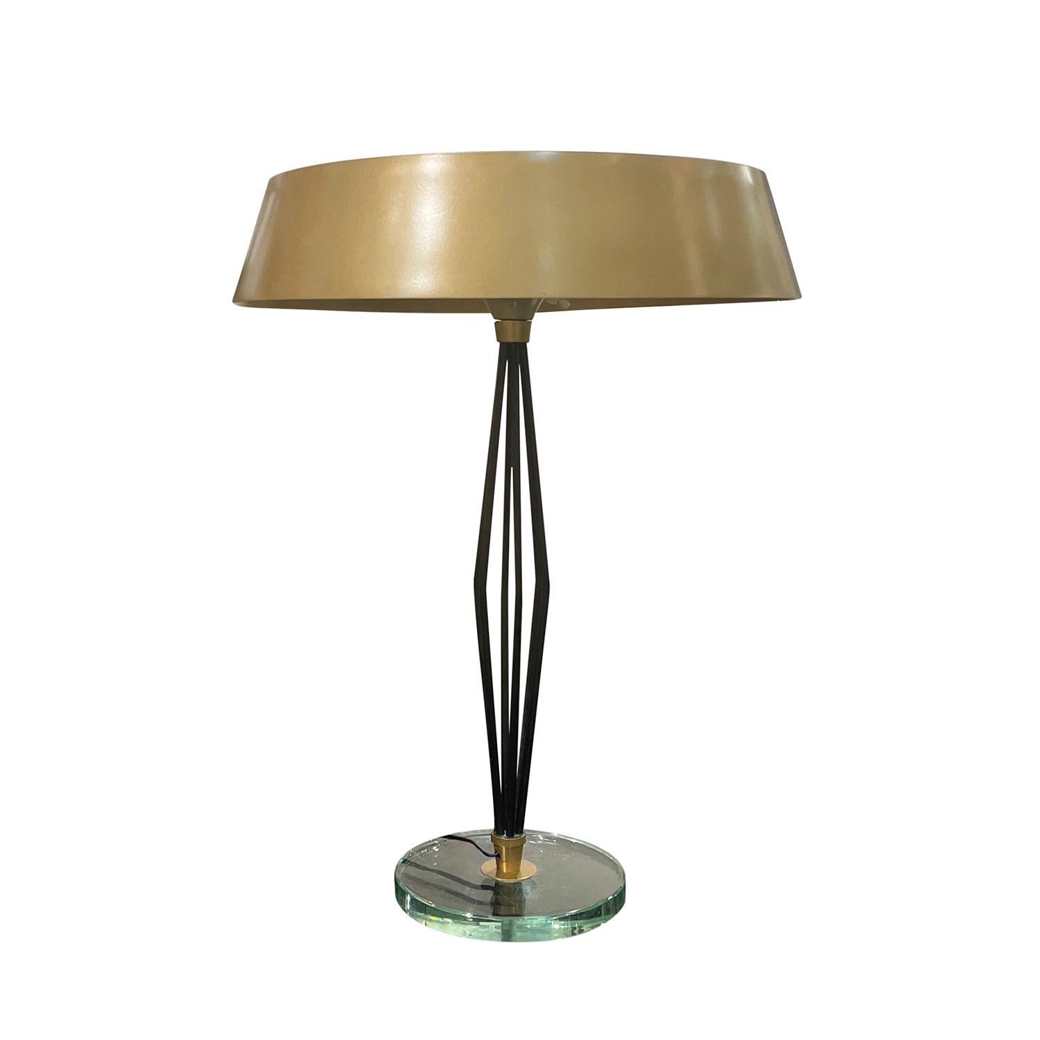 20th Century French Vintage Murano Glass Table Lamp by Max Ingrand & Fontana Art For Sale
