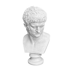 20. Jahrhundert Französisch Vintage Gips-Skulptur des römischen Kaisers Nero