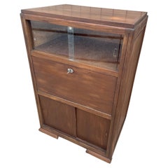 20th Century French Vintage Vitrine and Secretary, 1940s