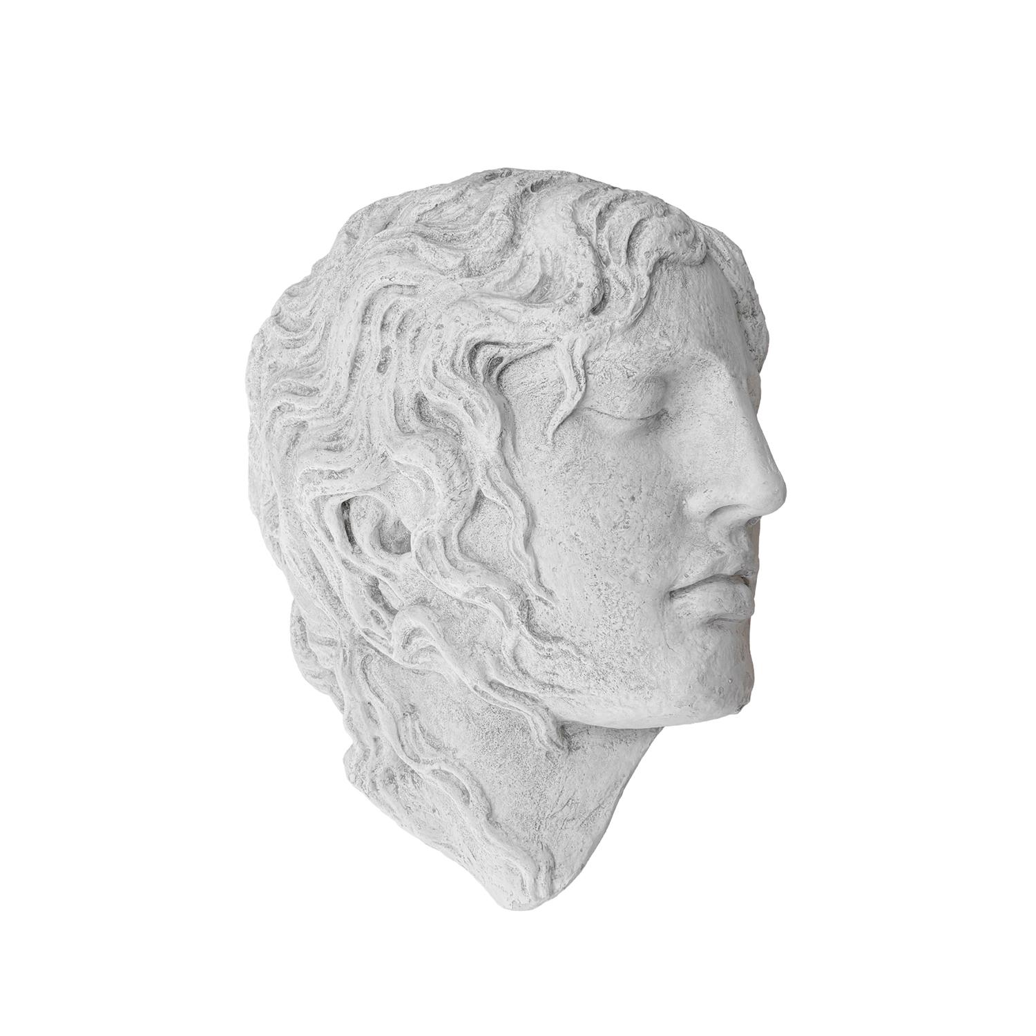 20th Century French Vintage Wall Plaster Relief of Alexander the Great im Zustand „Gut“ im Angebot in West Palm Beach, FL