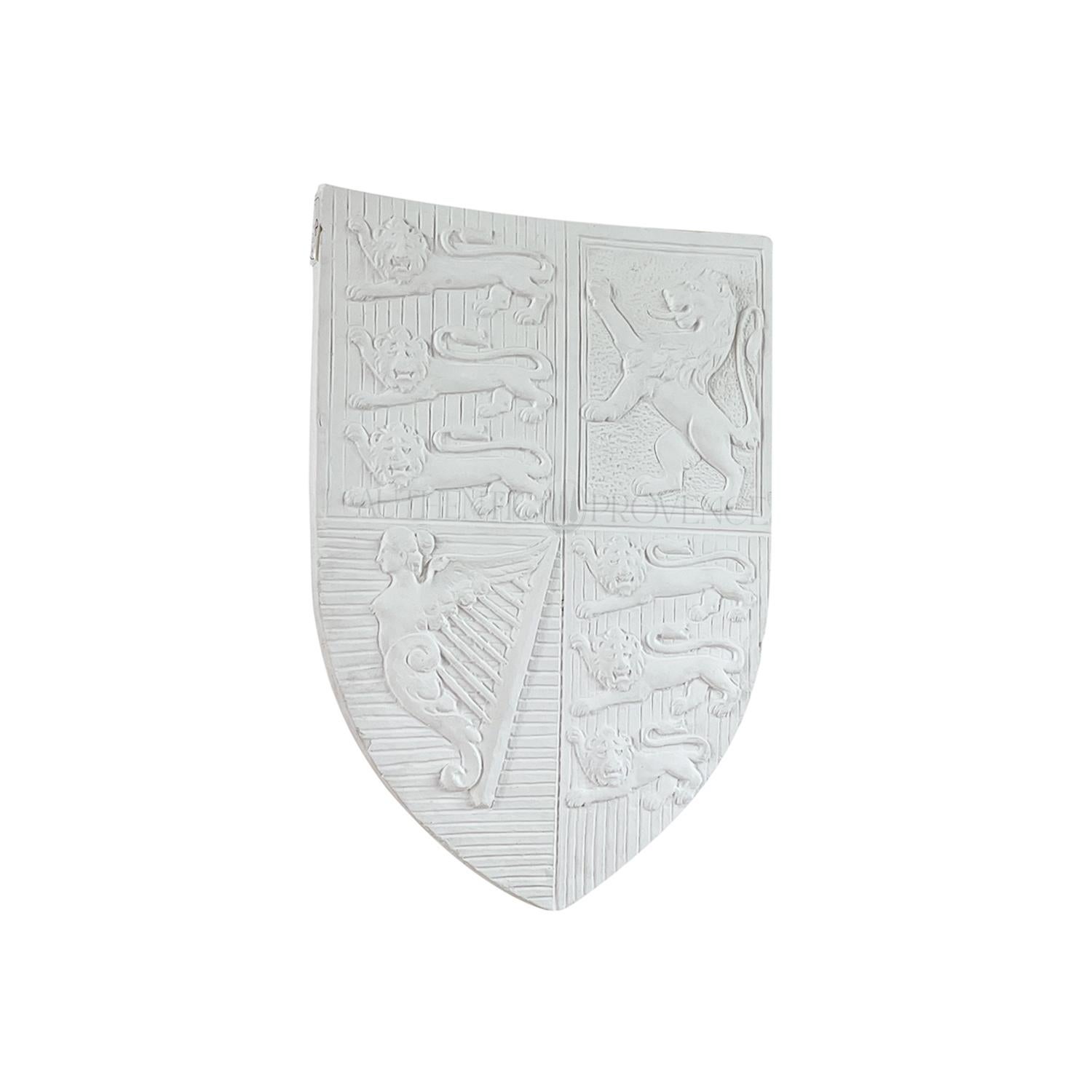 Französisches Vintage-Wandgemälde-Relief aus Gips des 20. Jahrhunderts aus England (Handgefertigt) im Angebot