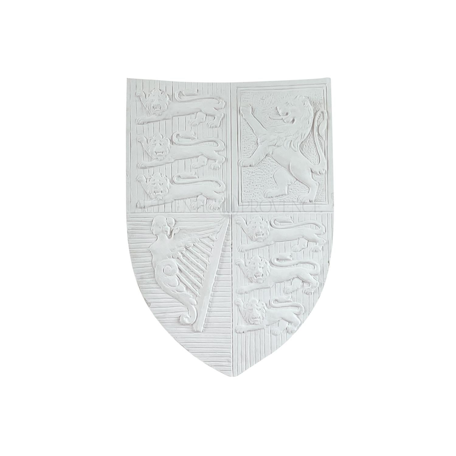 Französisches Vintage-Wandgemälde-Relief aus Gips des 20. Jahrhunderts aus England im Zustand „Gut“ im Angebot in West Palm Beach, FL