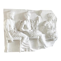 20th Century French Vintage Wall Relief of the Areopagus in Plaster