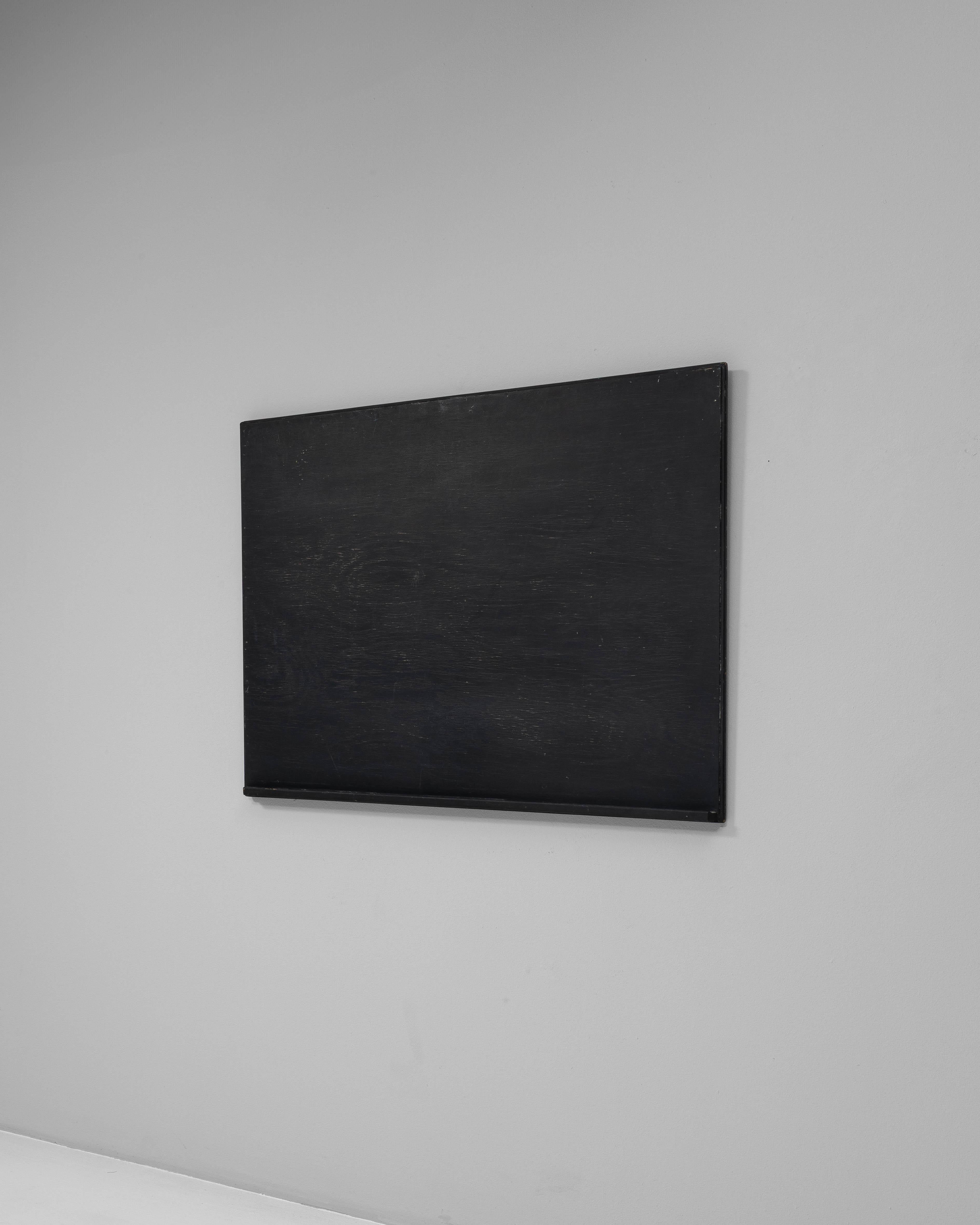 Tableau noir mural en bois français du 20e siècle Bon état - En vente à High Point, NC