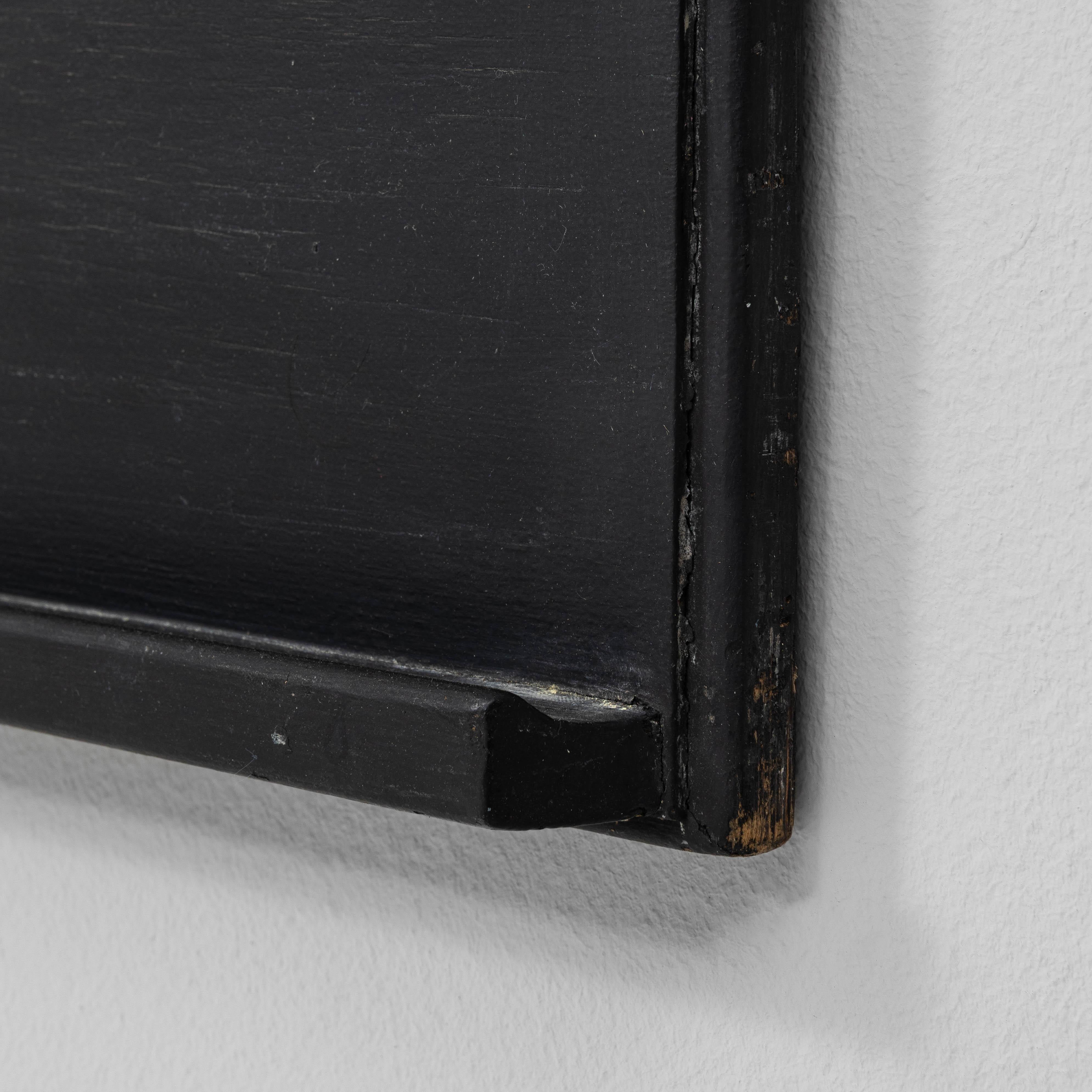 Tableau noir mural en bois français du 20e siècle en vente 3