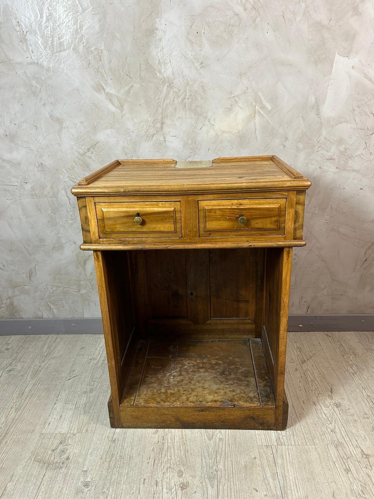 Banco di commercio francese del XX secolo in noce e ottone, 1900 in vendita 13