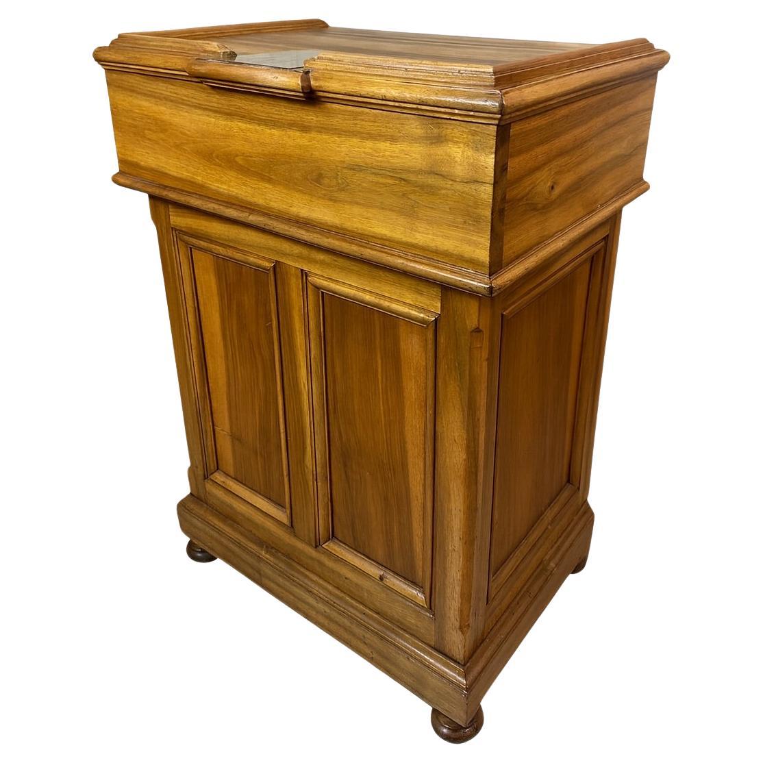 Banco di commercio francese del XX secolo in noce e ottone, 1900 in vendita