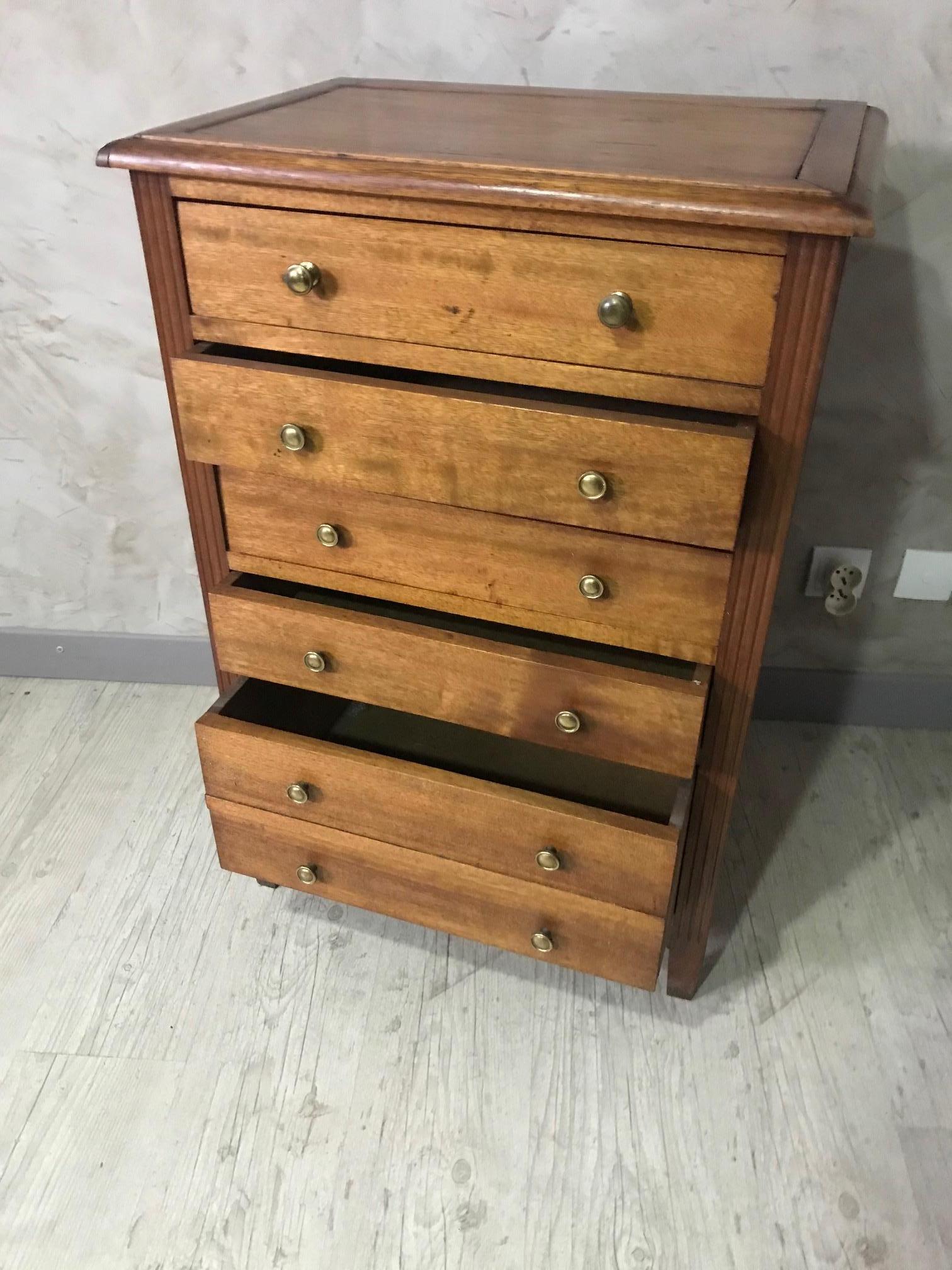 20th Century French Walnut Chests of Drawer 1