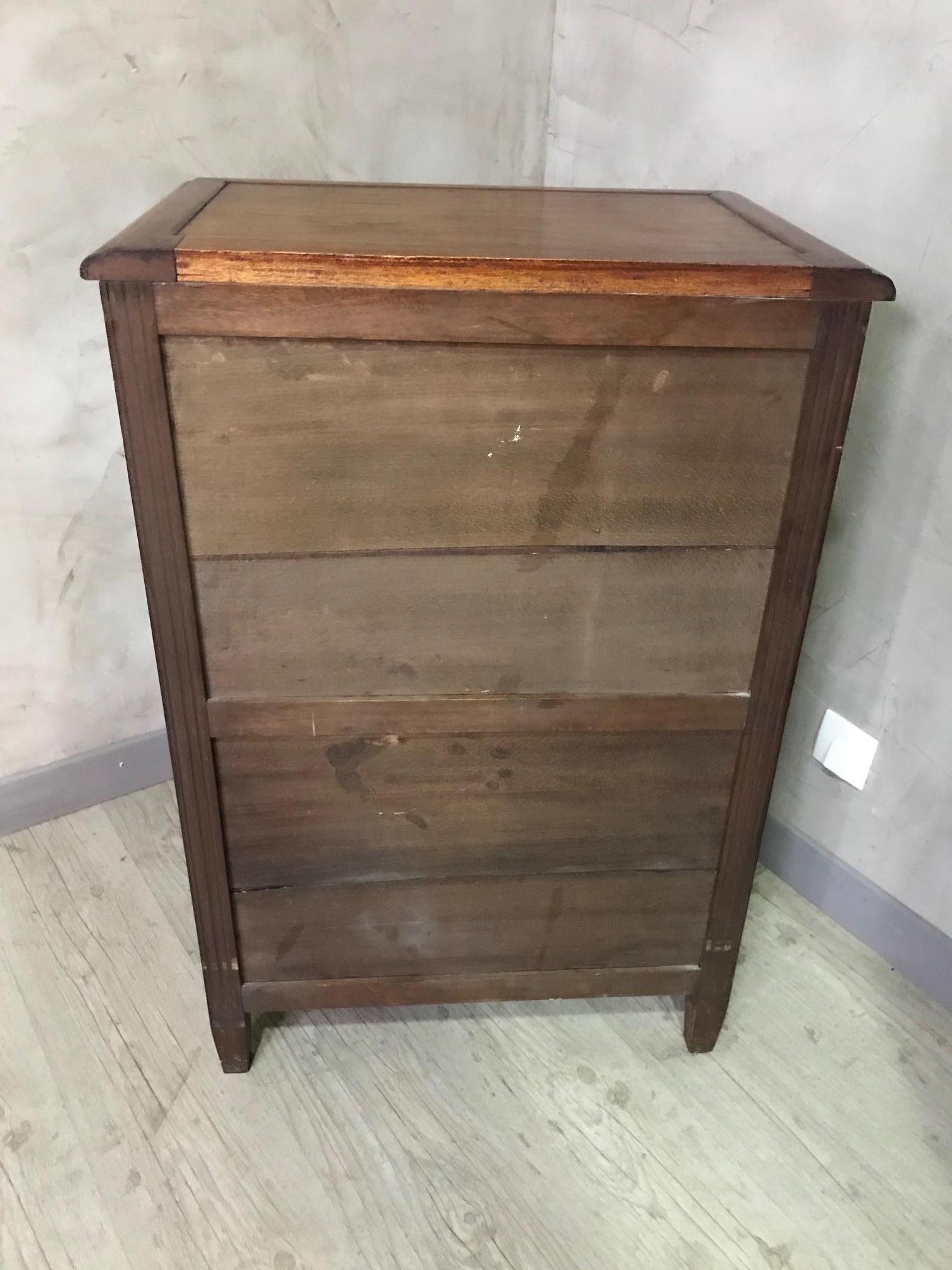 20th Century French Walnut Chests of Drawer 4
