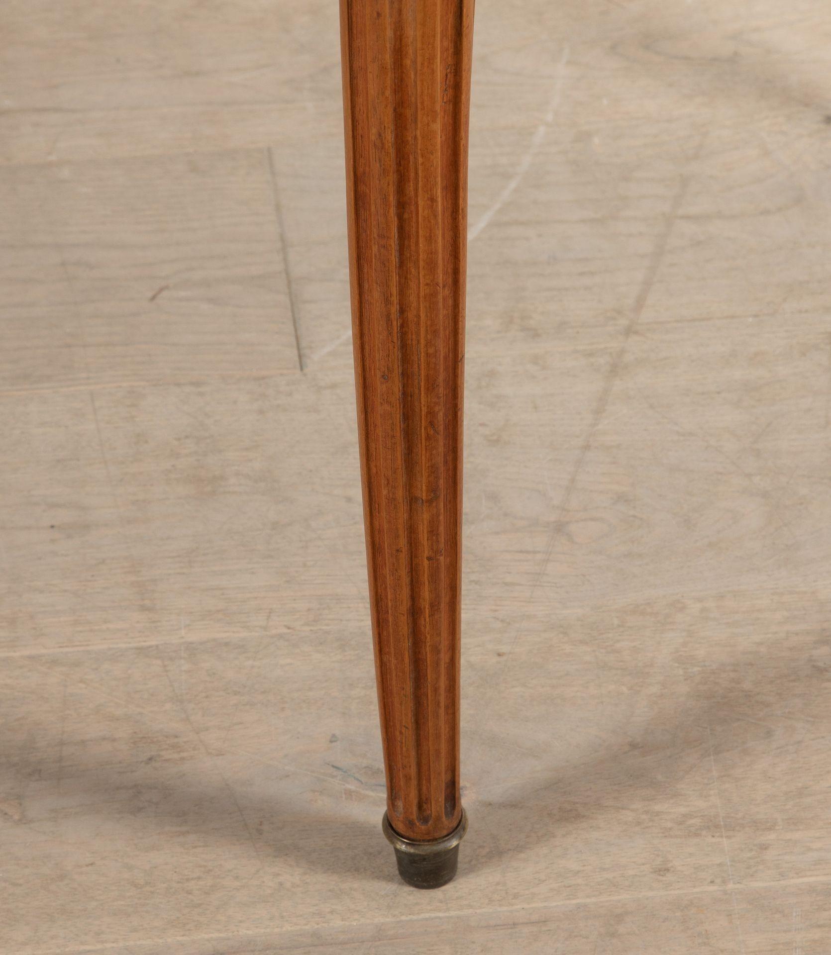 20th Century French Walnut Desk and Chair 7