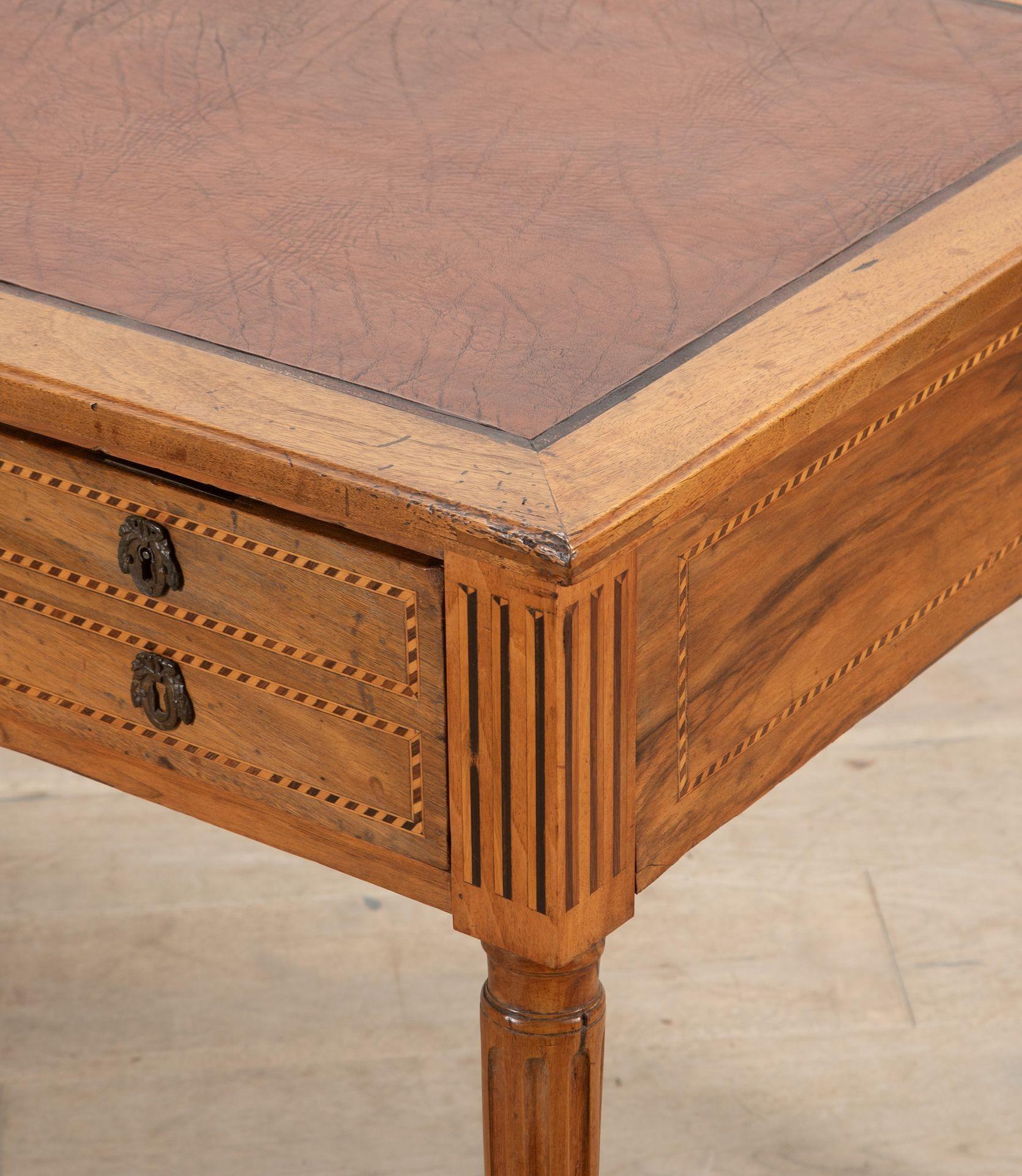 Early 20th Century 20th Century French Walnut Desk and Chair
