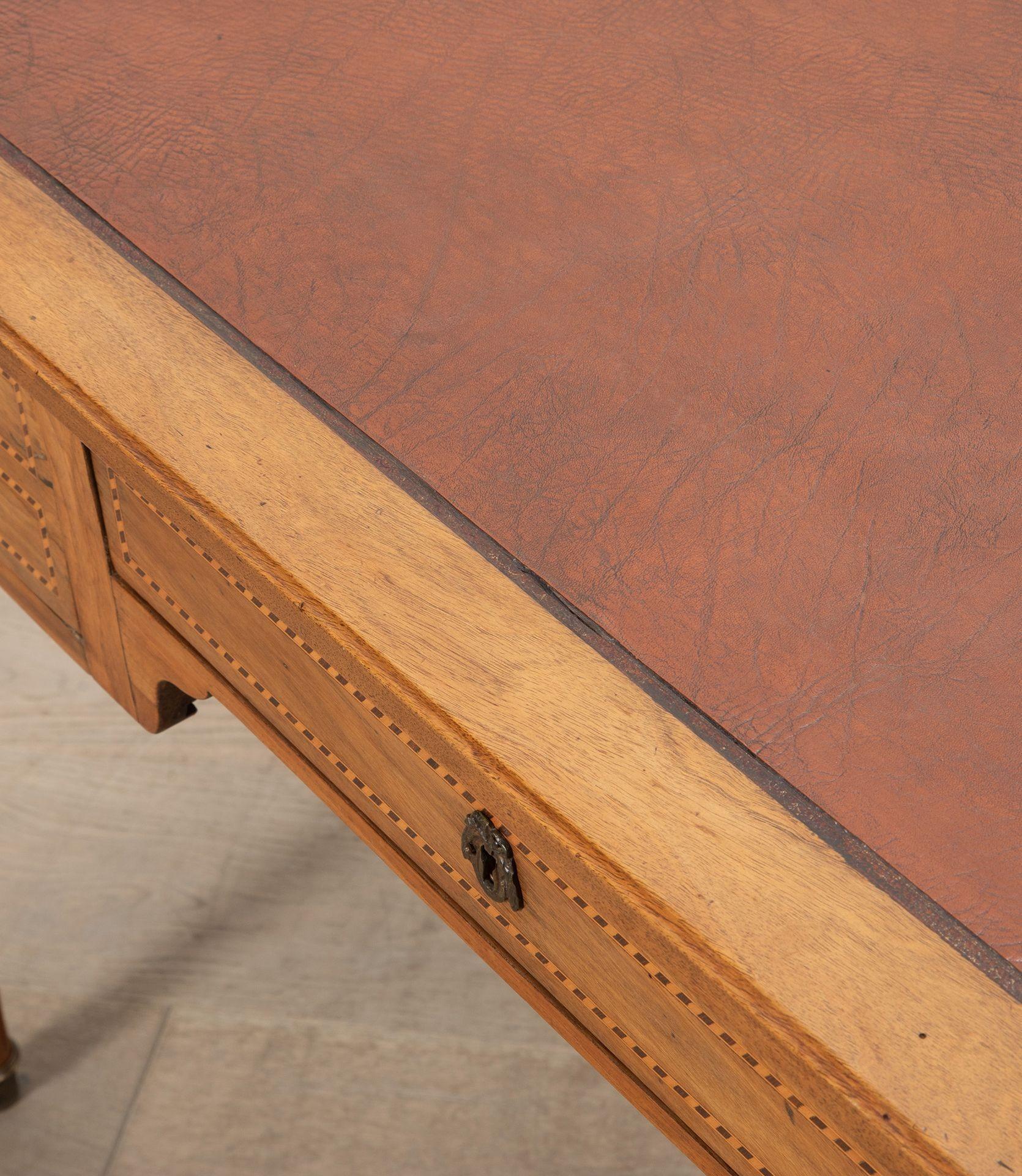 20th Century French Walnut Desk and Chair 2