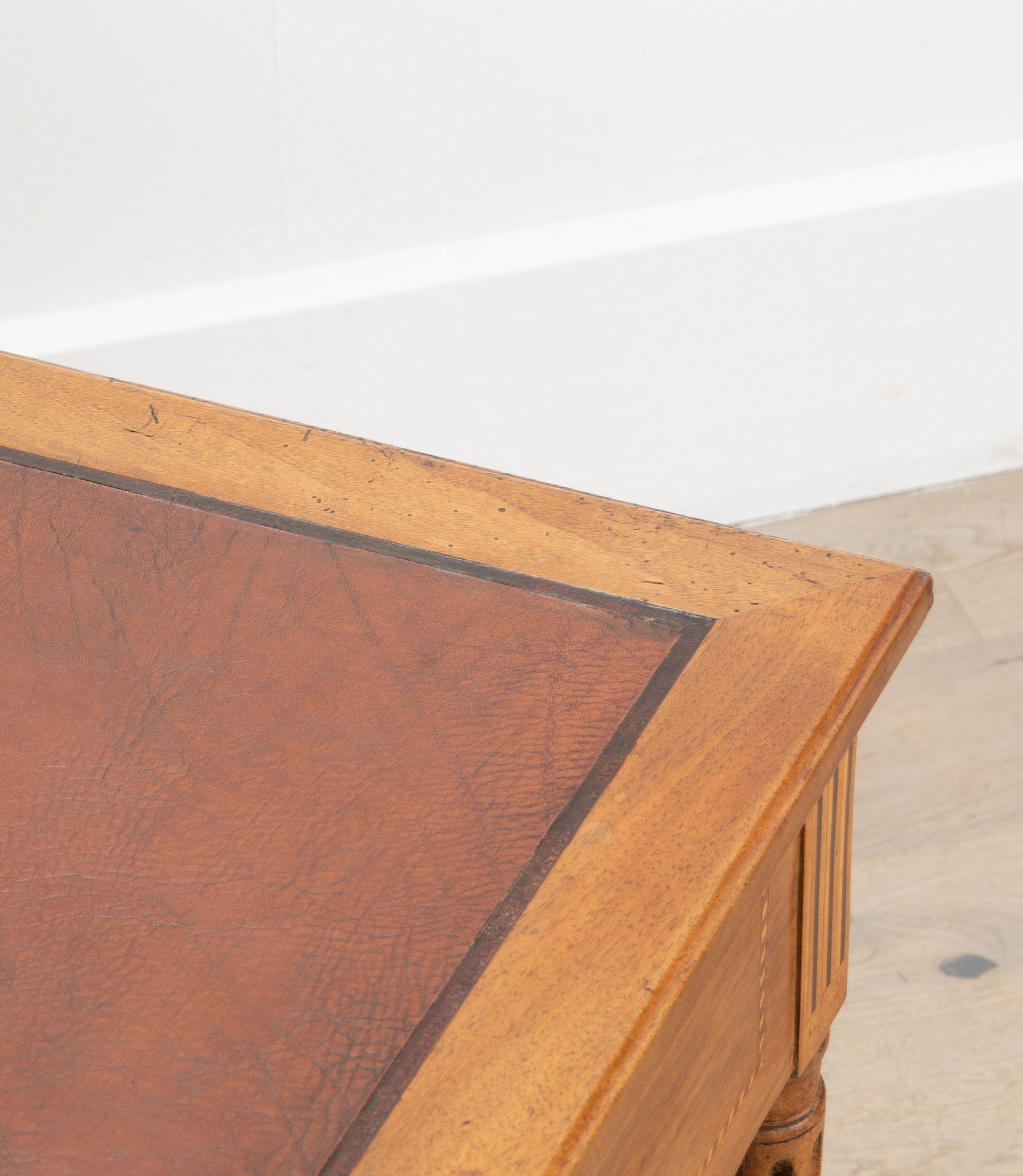 20th Century French Walnut Desk and Chair 3
