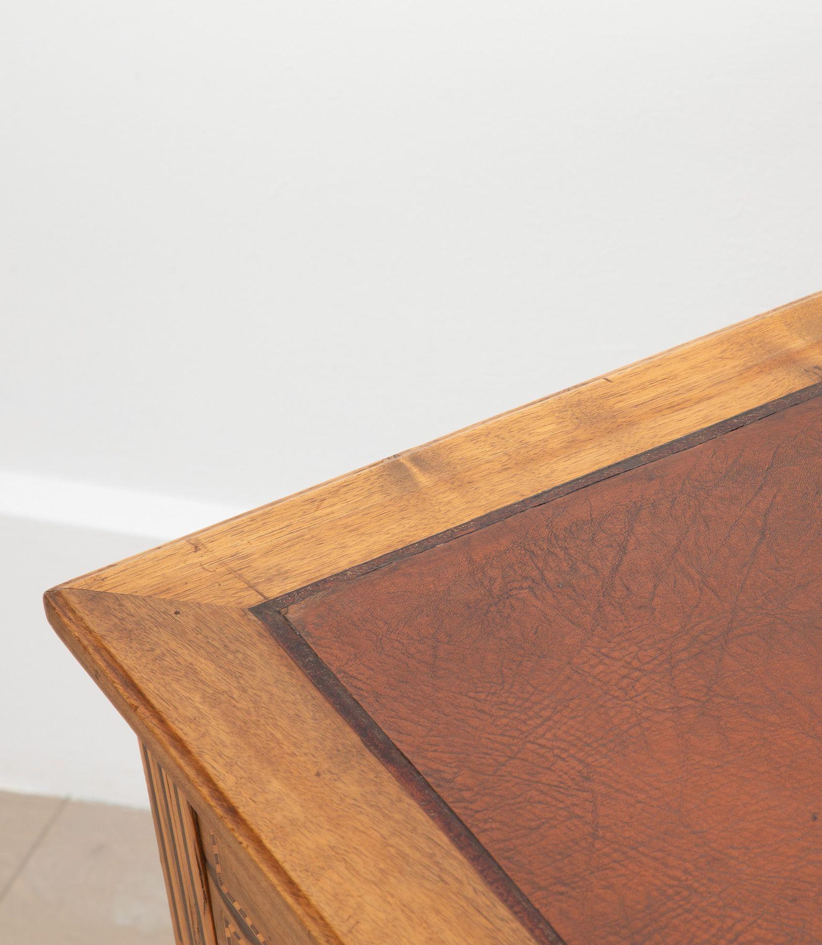 20th Century French Walnut Desk and Chair 4