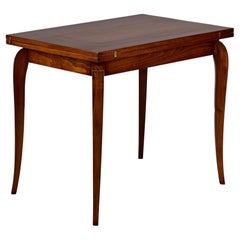 20th Century French Walnut Flip Top Table