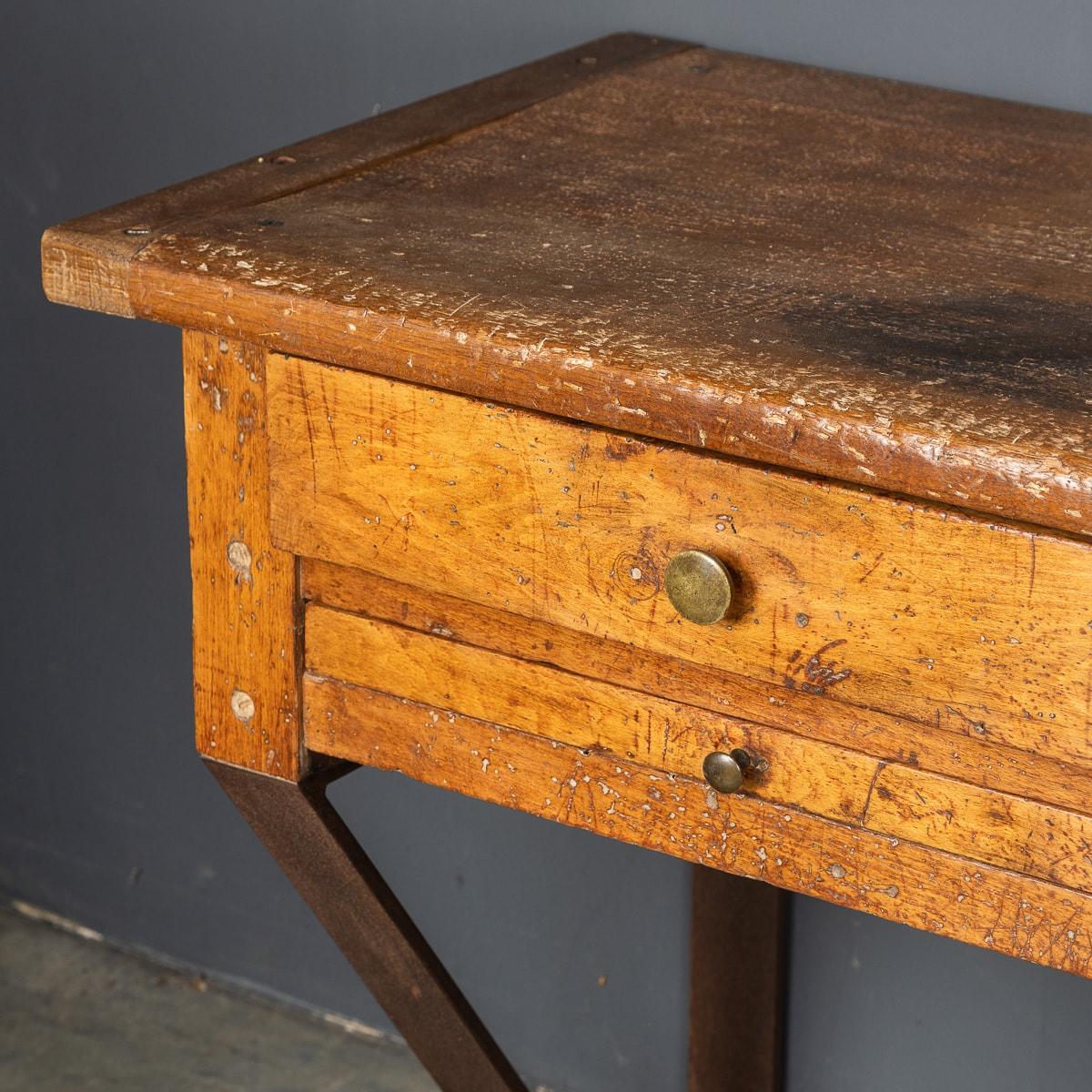 20th Century French Walnut Jewellery Makers Benches, c.1920 For Sale 15