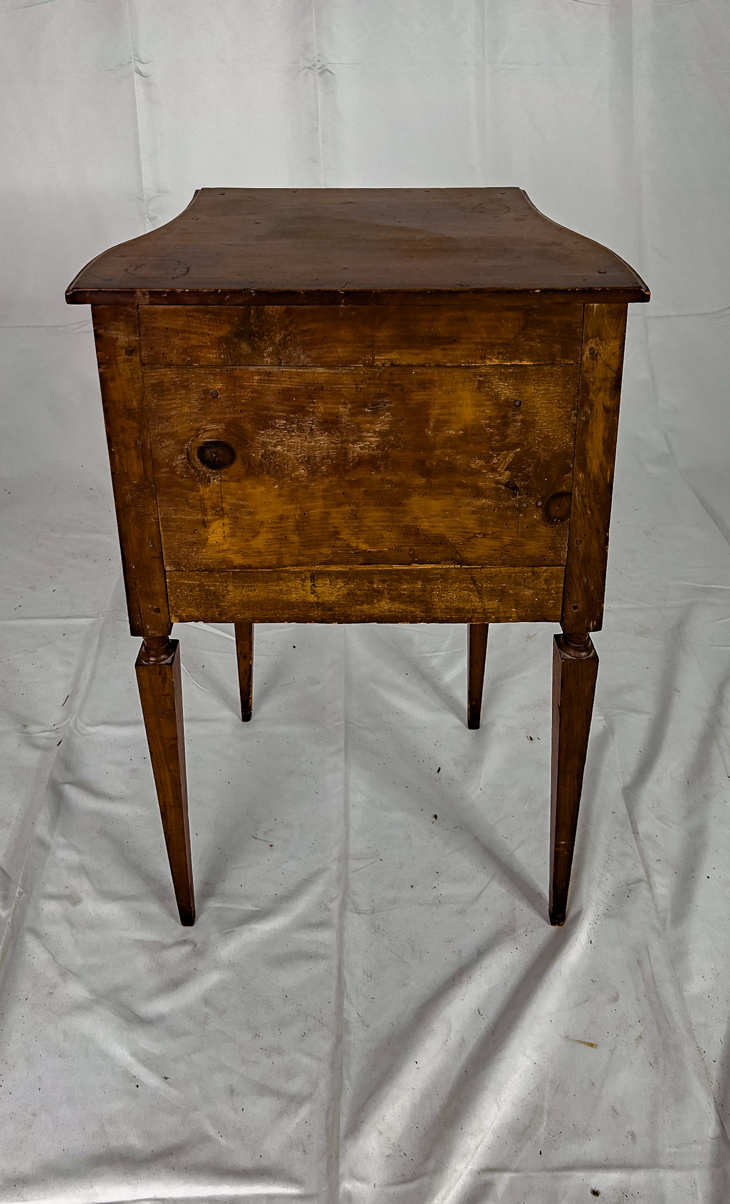 Wood 20th Century French Walnut Side Table